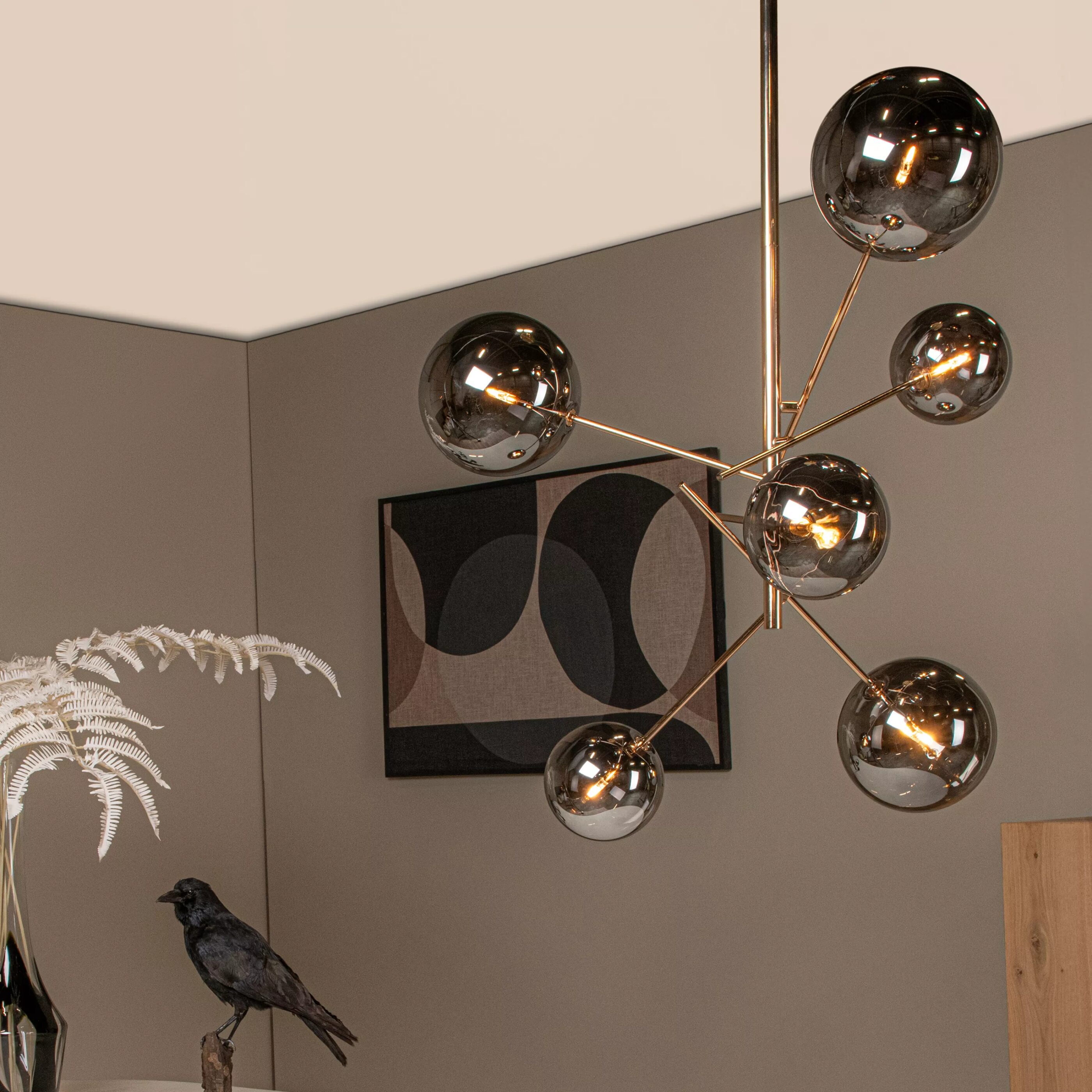 Alara Hanglamp Ø72 cm Led G4 - Goud Lucide Hanglamp 46417/06/10