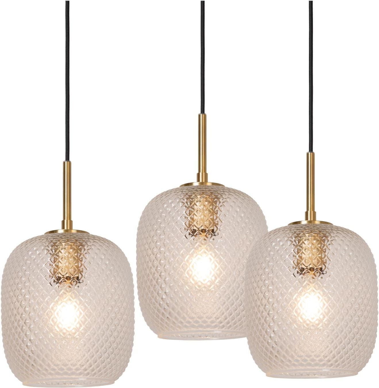 Alicent Hanglamp Ø35 cm - Mat Goud / Messing Lucide Hanglamp 03450/03/02