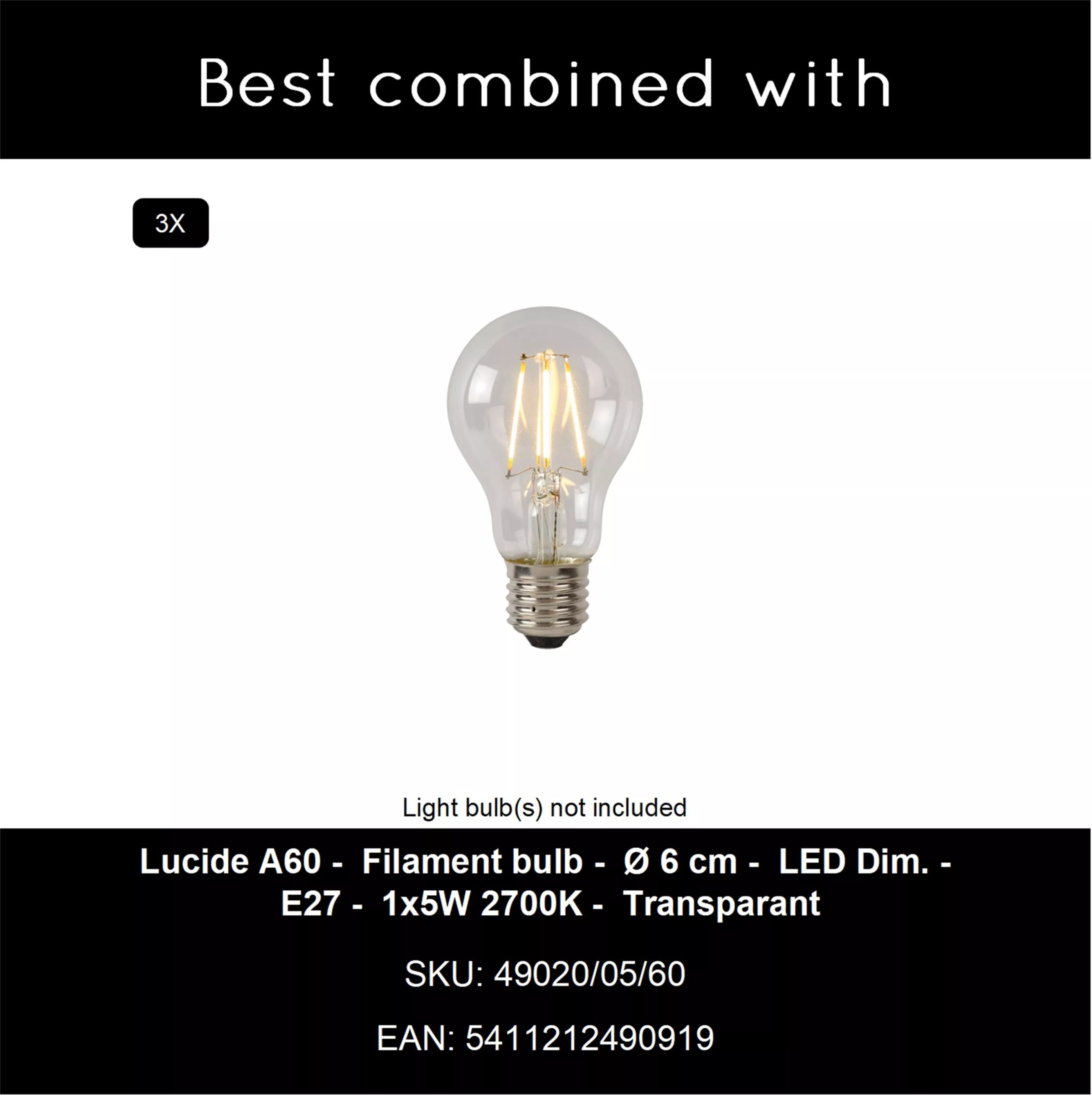 Alicent Hanglamp Ø35 cm - Mat Goud / Messing Lucide Hanglamp 03450/03/02