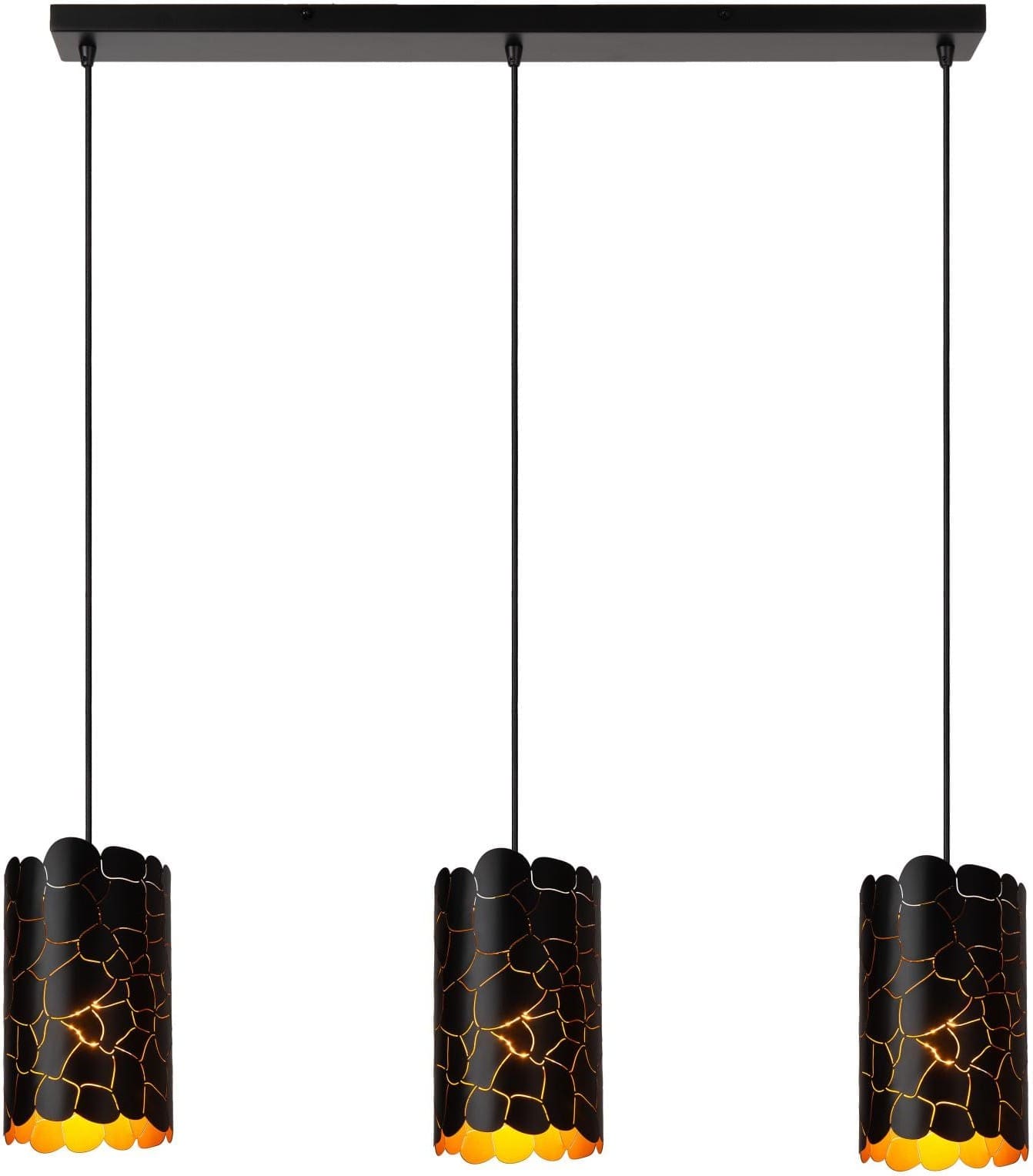 Almelo Hanglamp - Zwart Lucide Hanglamp 21434/03/30