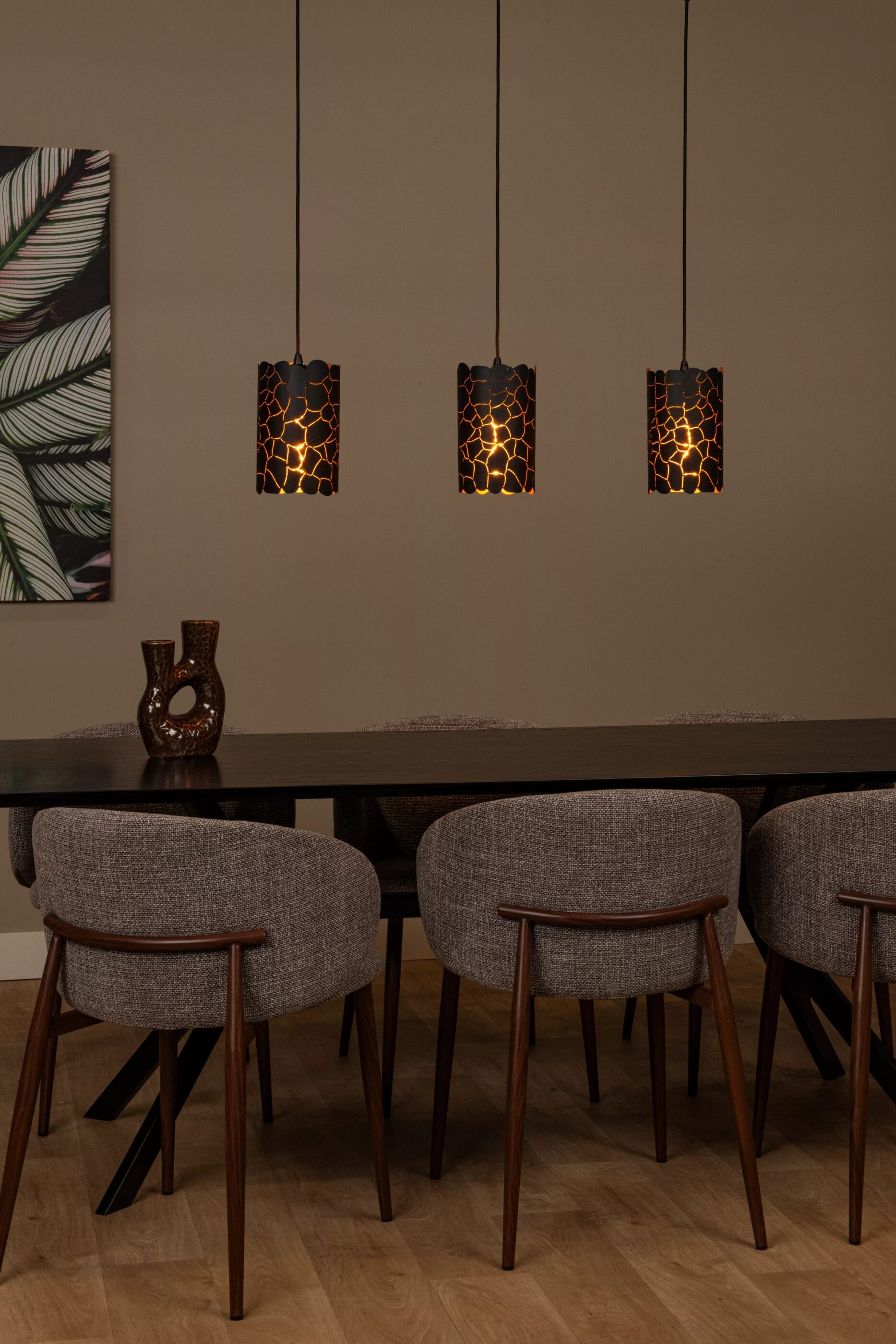 Almelo Hanglamp - Zwart Lucide Hanglamp 21434/03/30
