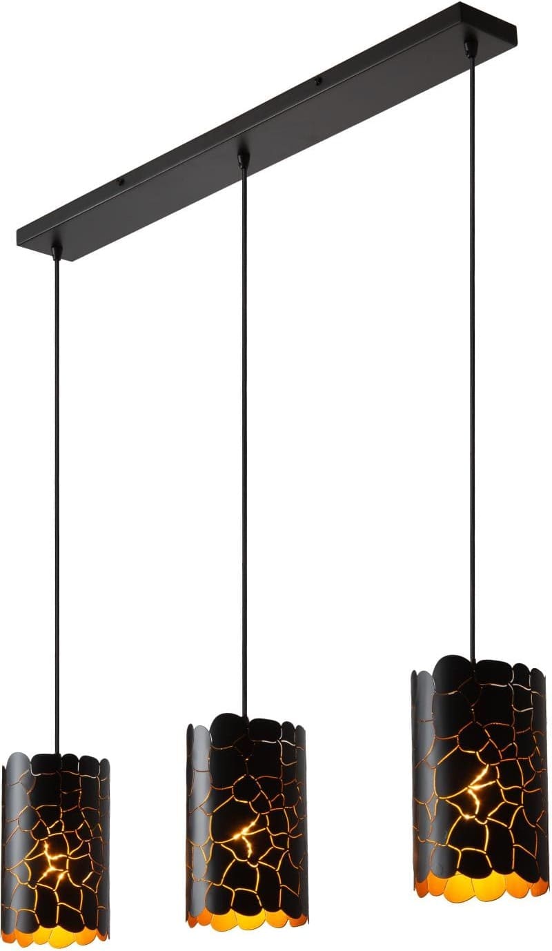 Almelo Hanglamp - Zwart Lucide Hanglamp 21434/03/30