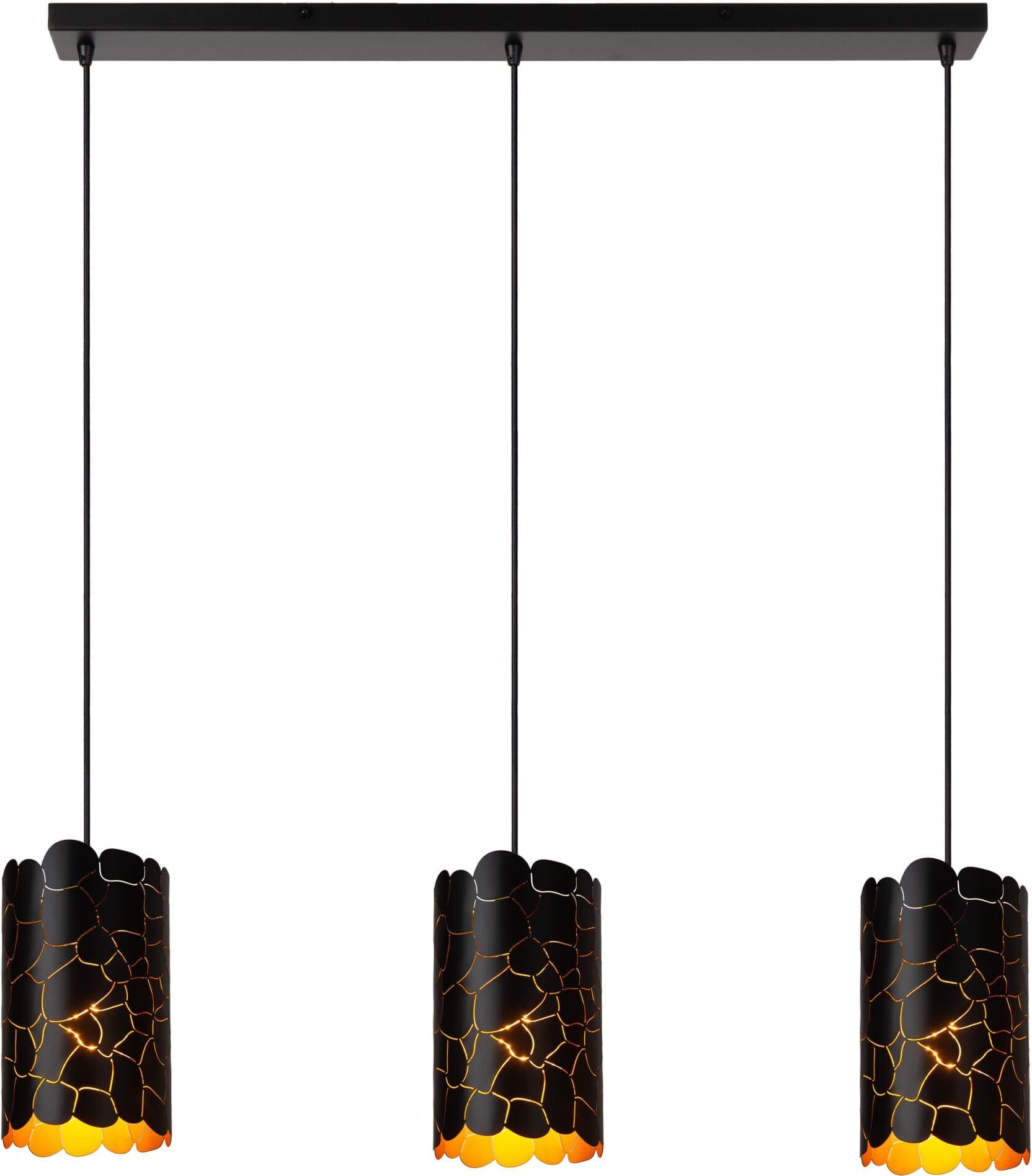 Almelo Hanglamp - Zwart Lucide Hanglamp 21434/03/30