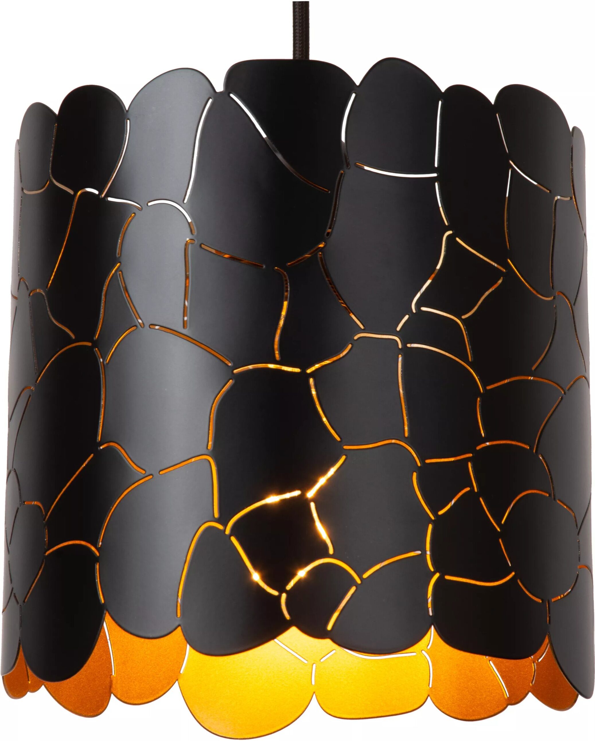 Almelo Hanglamp - Zwart Lucide Hanglamp 21434/13/30