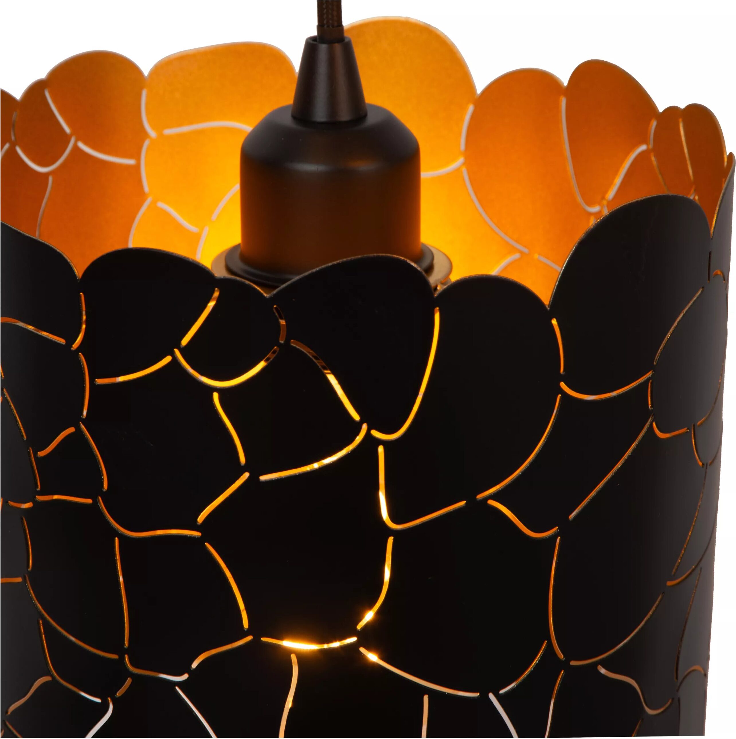 Almelo Hanglamp - Zwart Lucide Hanglamp 21434/13/30