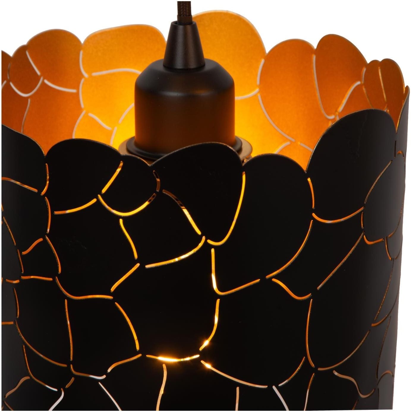 Almelo Hanglamp - Zwart Lucide Hanglamp 21434/13/30