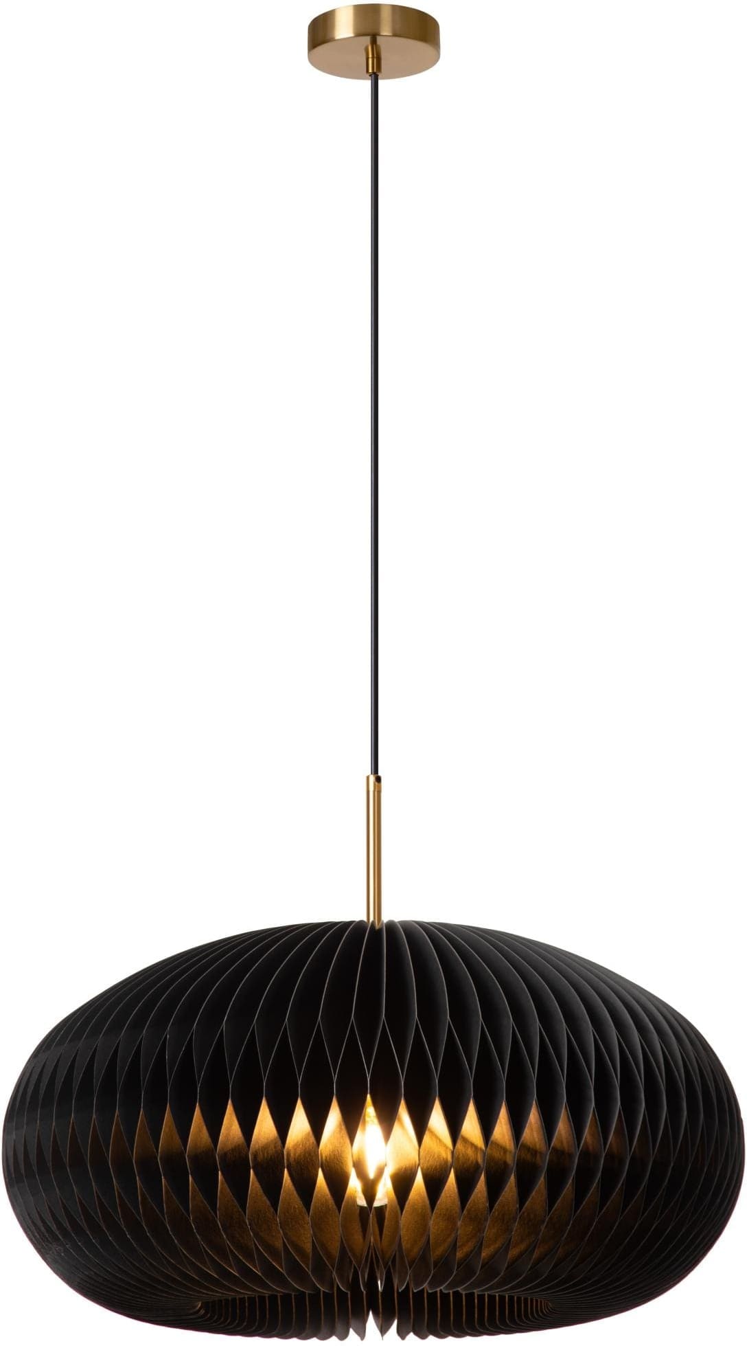 Armoni Hanglamp Ø52 cm - Zwart Lucide Hanglamp 42401/52/30