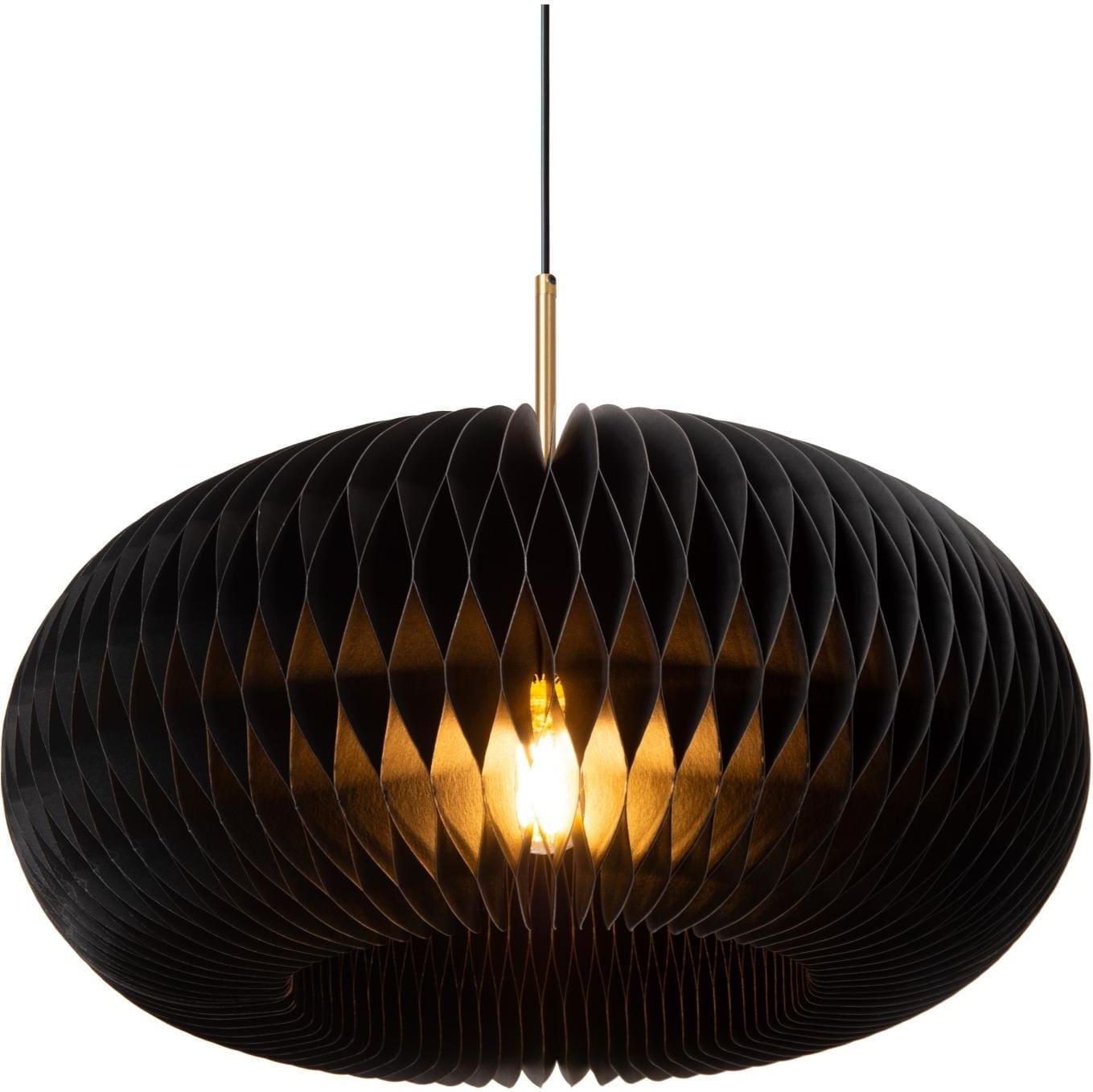 Armoni Hanglamp Ø52 cm - Zwart Lucide Hanglamp 42401/52/30