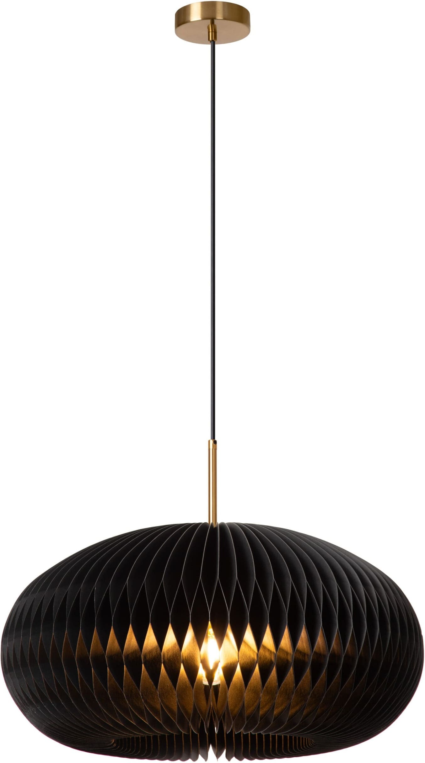 Armoni Hanglamp Ø52 cm - Zwart Lucide Hanglamp 42401/52/30