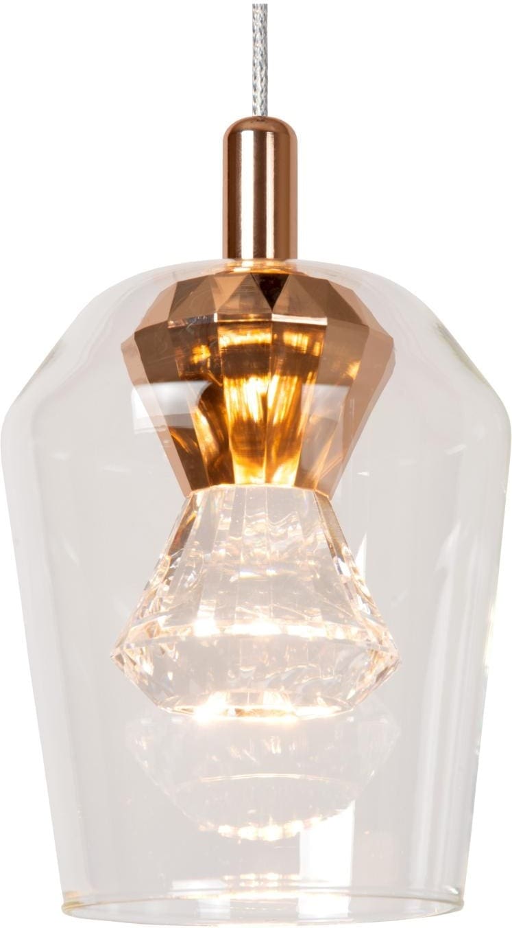 Berliane Hanglamp Led Dimb. 5x4w 2700k - Transparant | Essential Lucide Hanglamp 00430/20/60
