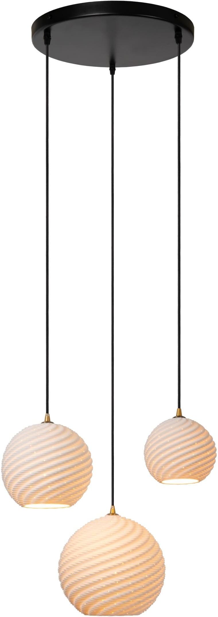 Bina Hanglamp Ø40 cm - Wit Lucide Hanglamp 13451/03/31