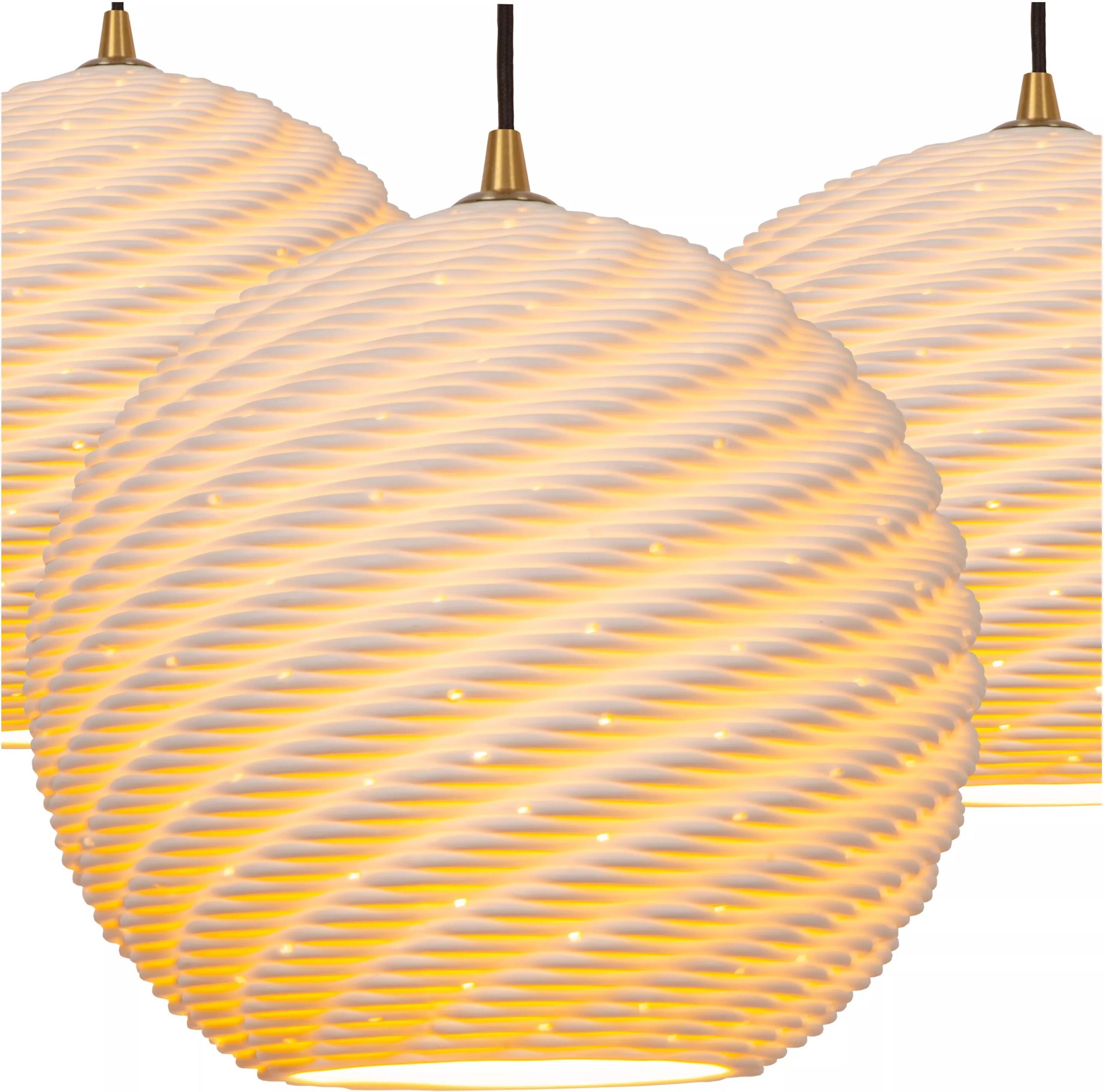 Bina Hanglamp Ø40 cm - Wit Lucide Hanglamp 13451/03/31