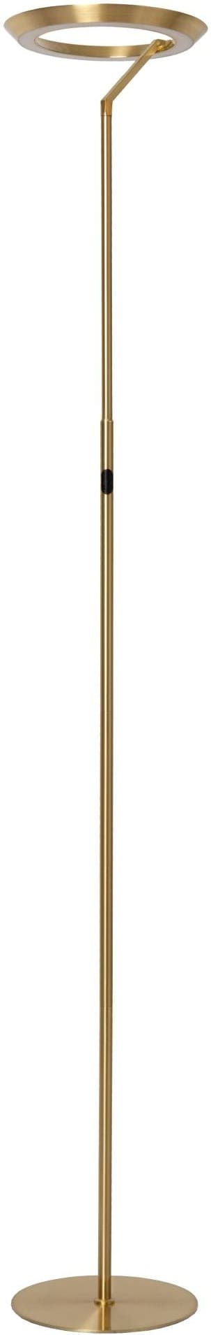 Celeste Vloerlamp Ø28 cm Led Dimb. - Mat Goud / Messing Lucide Vloerlamp 03745/24/02