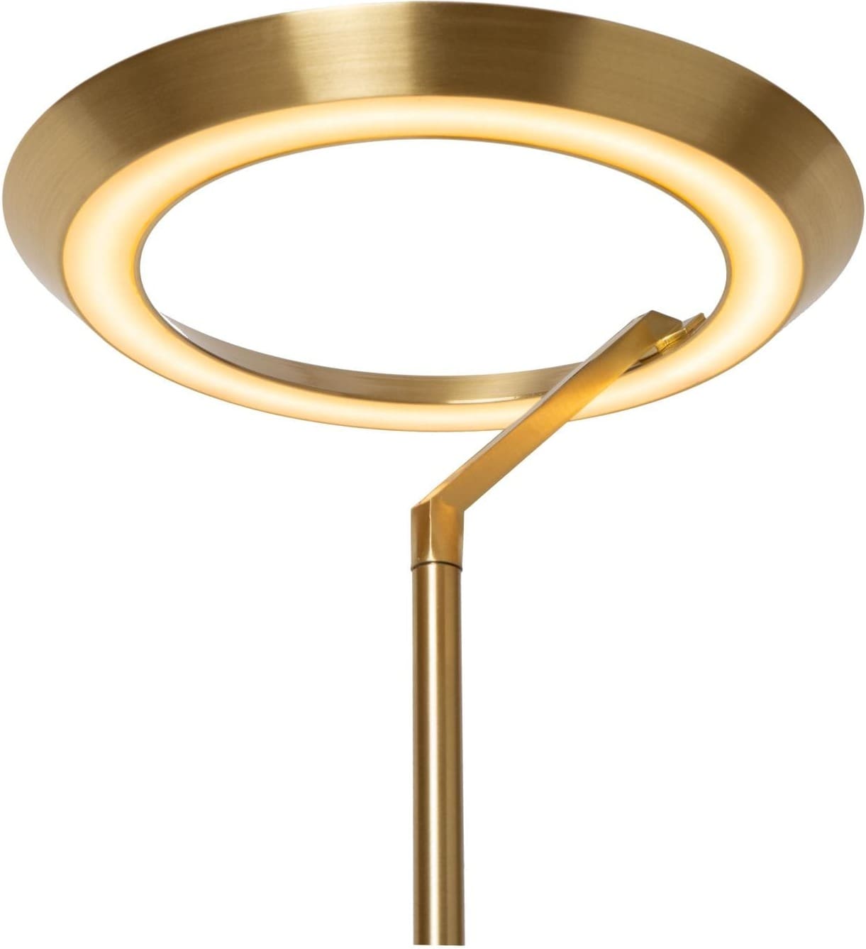 Celeste Vloerlamp Ø28 cm Led Dimb. - Mat Goud / Messing Lucide Vloerlamp 03745/24/02