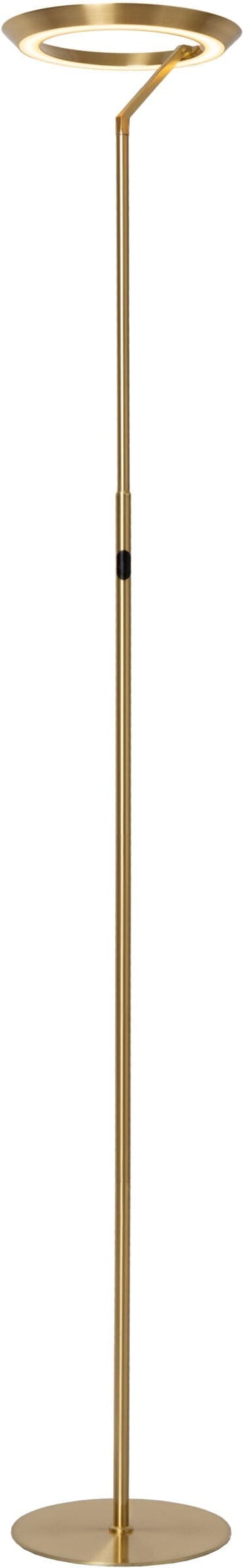 Celeste Vloerlamp Ø28 cm Led Dimb. - Mat Goud / Messing Lucide Vloerlamp 03745/24/02