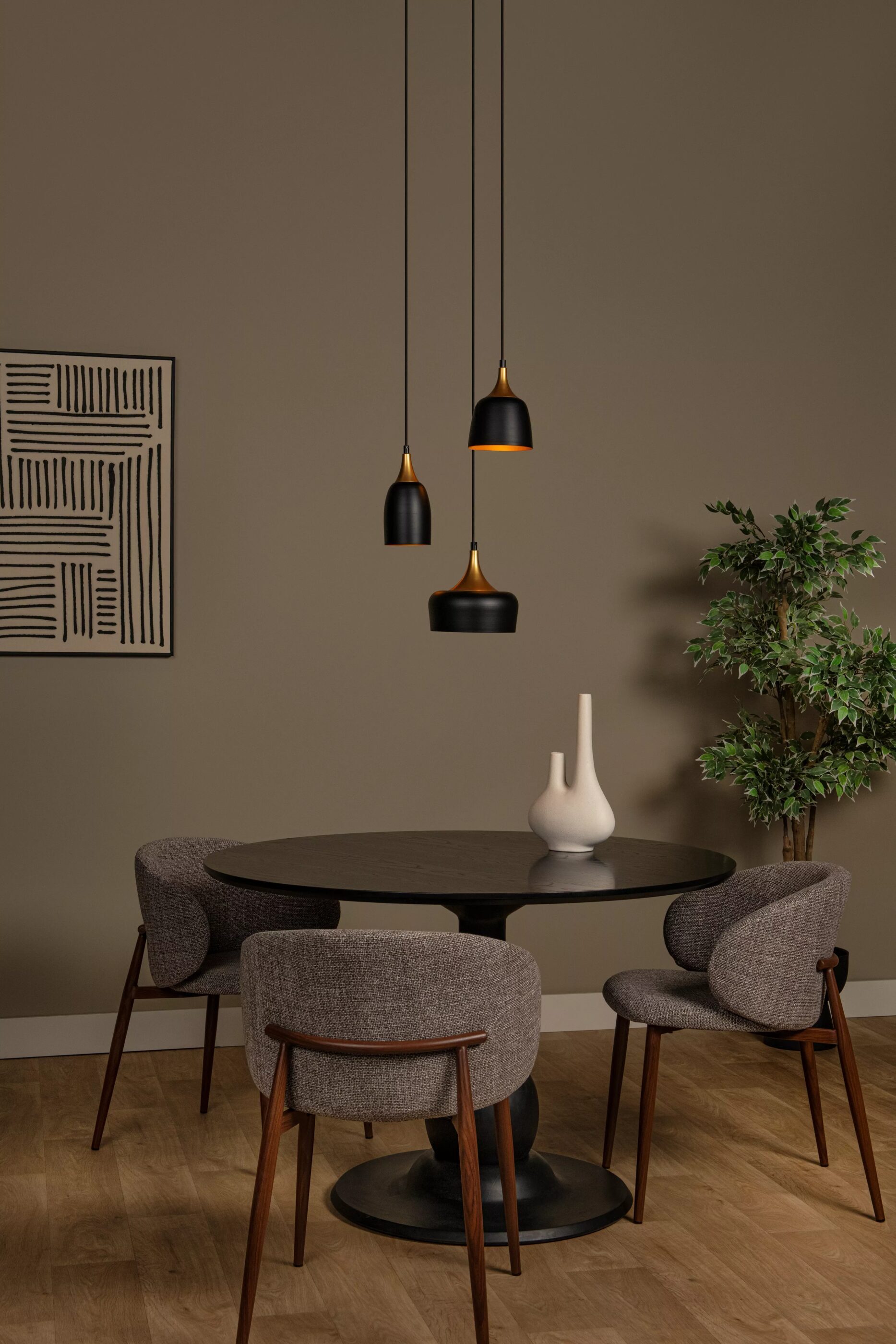 Chayanne Hanglamp Ø30 cm - Zwart Lucide Hanglamp 05446/13/30