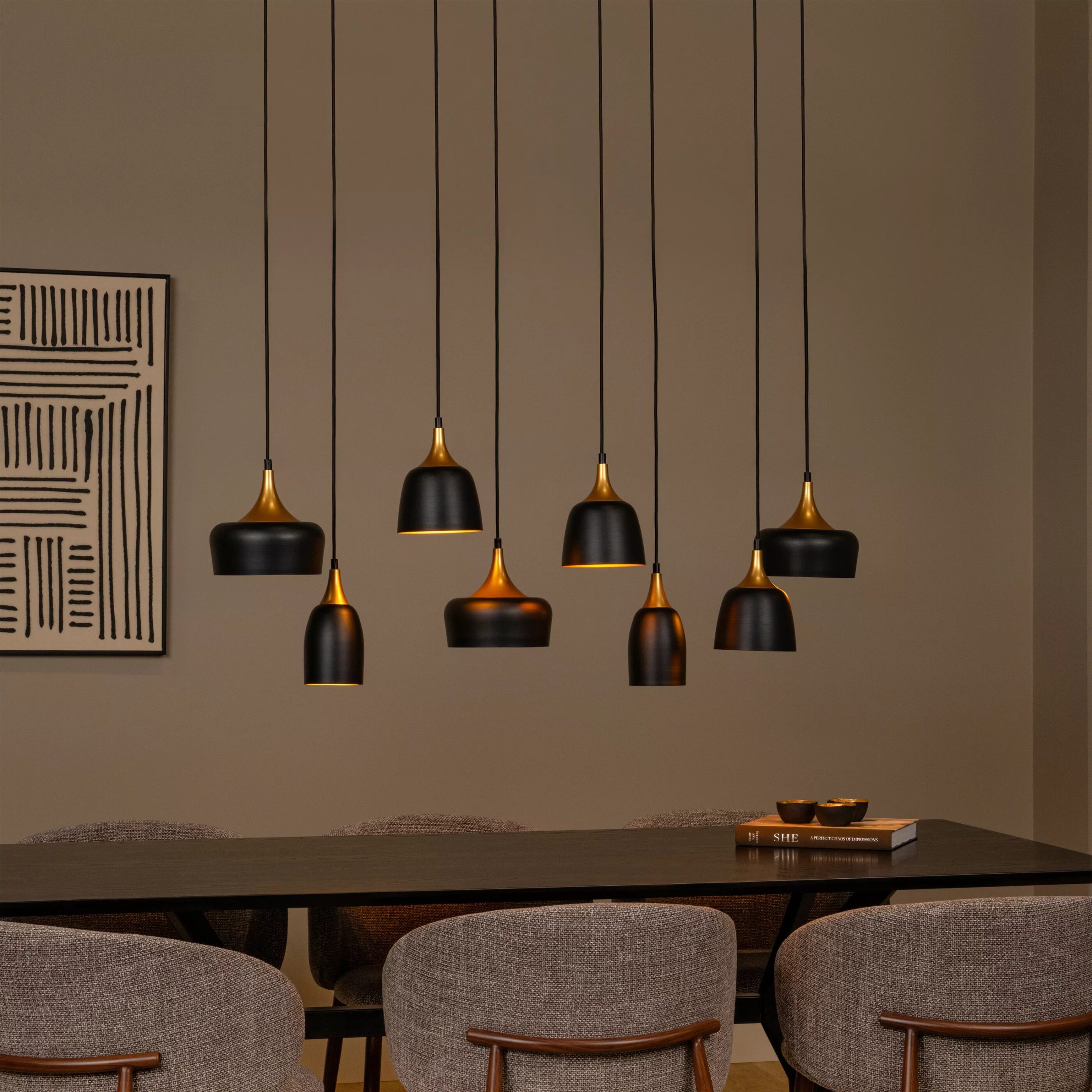 Chayanne Hanglamp - Zwart Lucide Hanglamp 05446/08/30