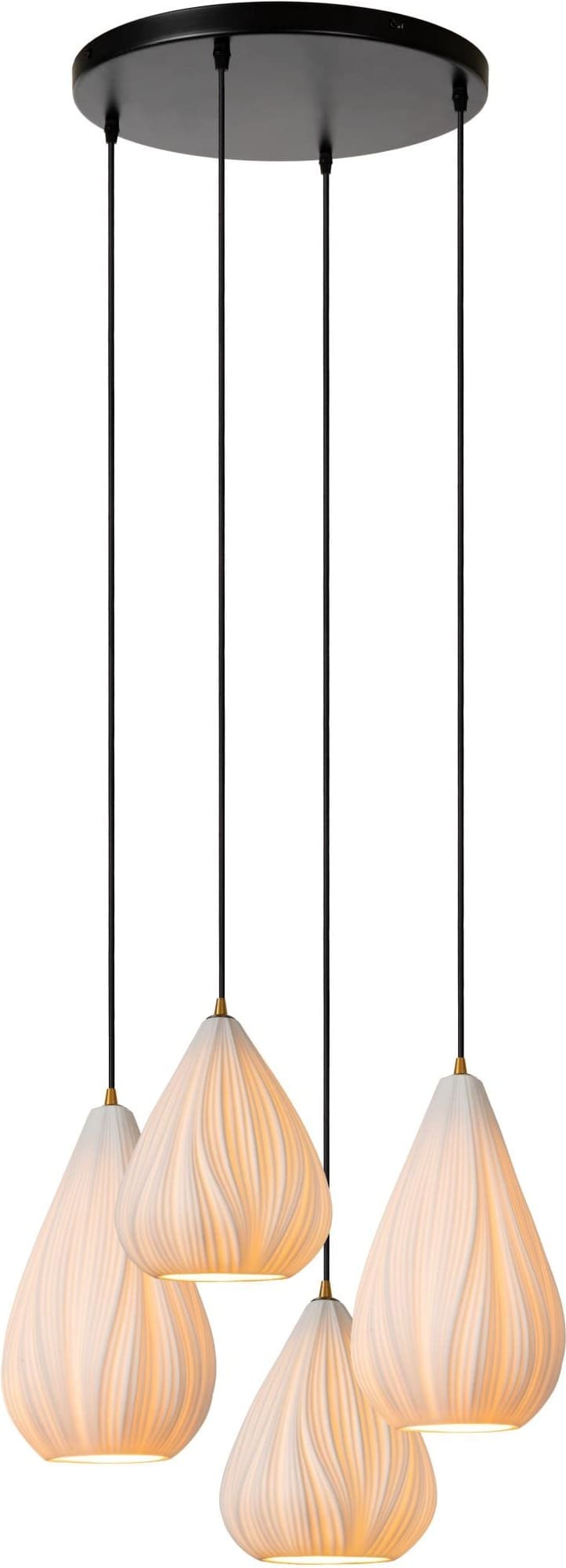 Cinzia Hanglamp Ø55,5 cm - Wit Lucide Hanglamp 13452/04/31