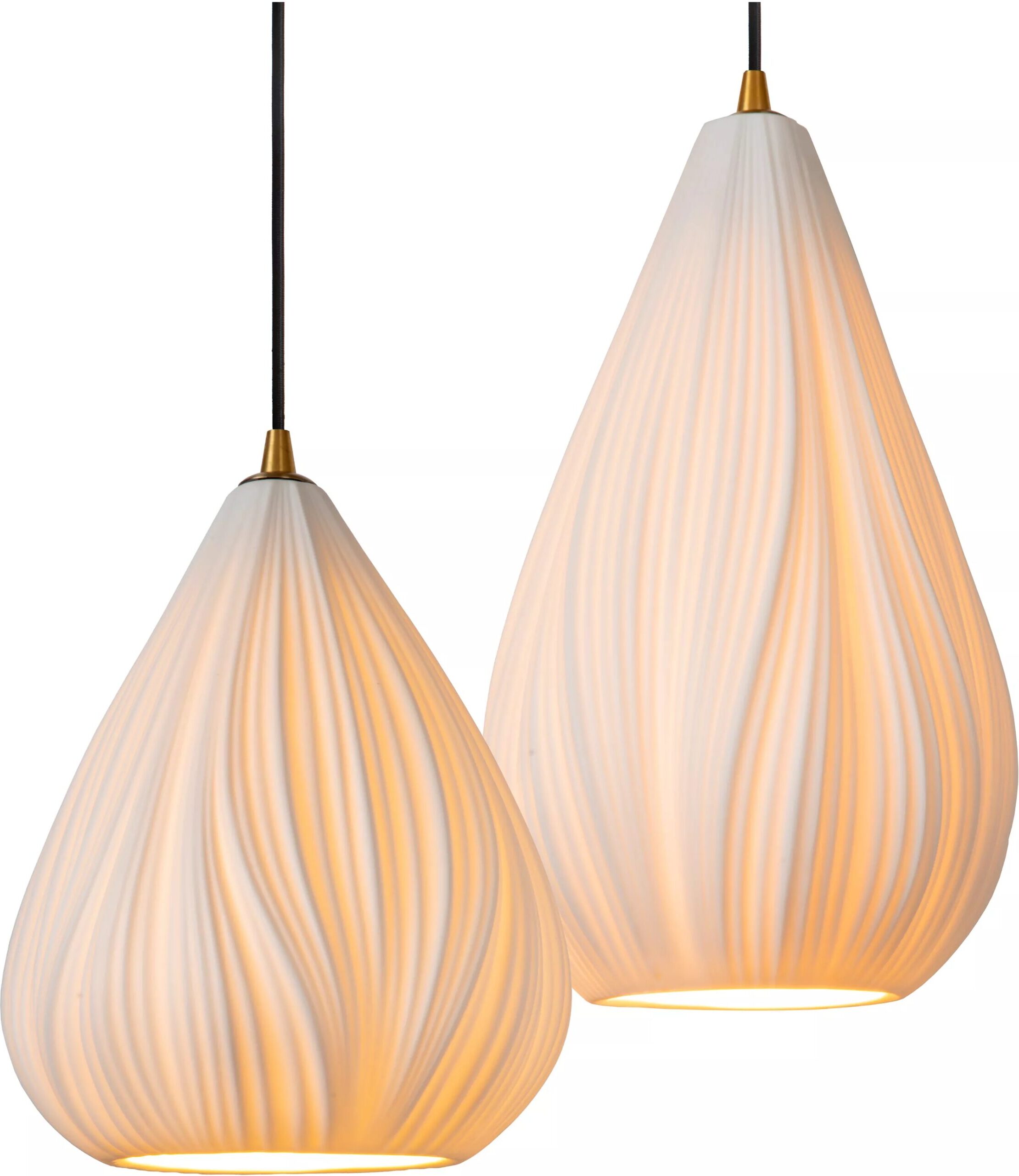 Cinzia Hanglamp Ø55,5 cm - Wit Lucide Hanglamp 13452/04/31