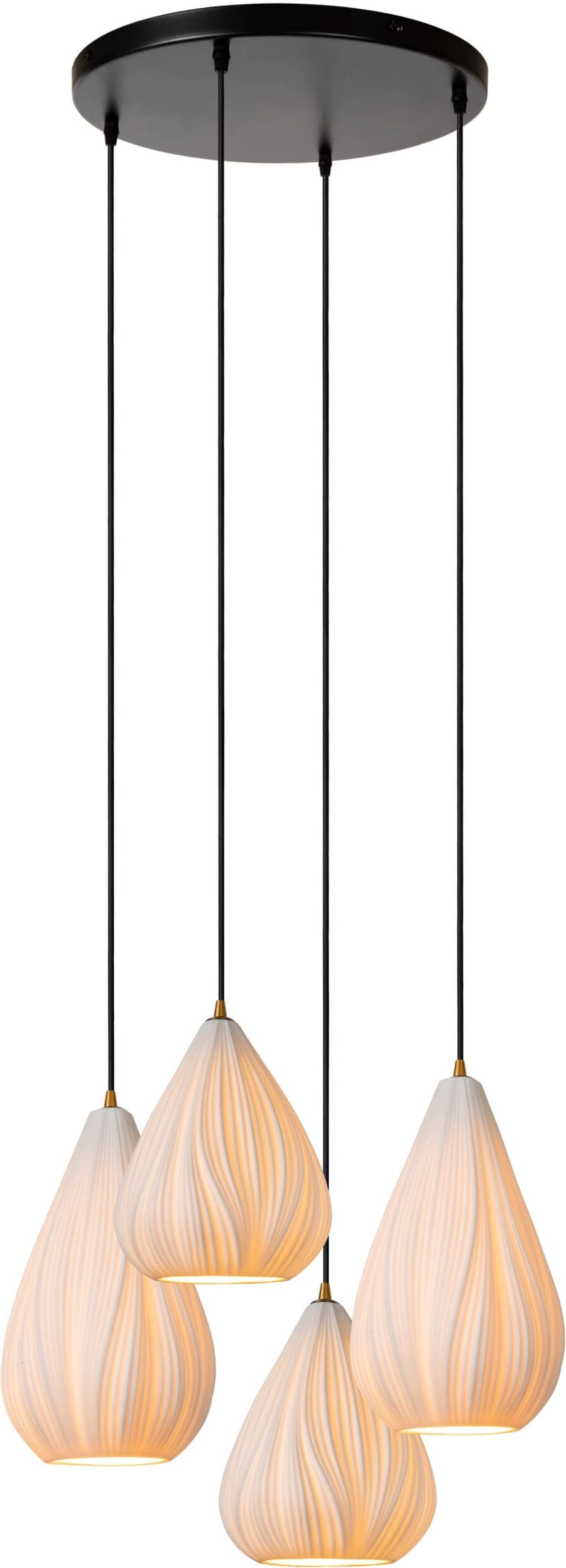 Cinzia Hanglamp Ø55,5 cm - Wit Lucide Hanglamp 13452/04/31