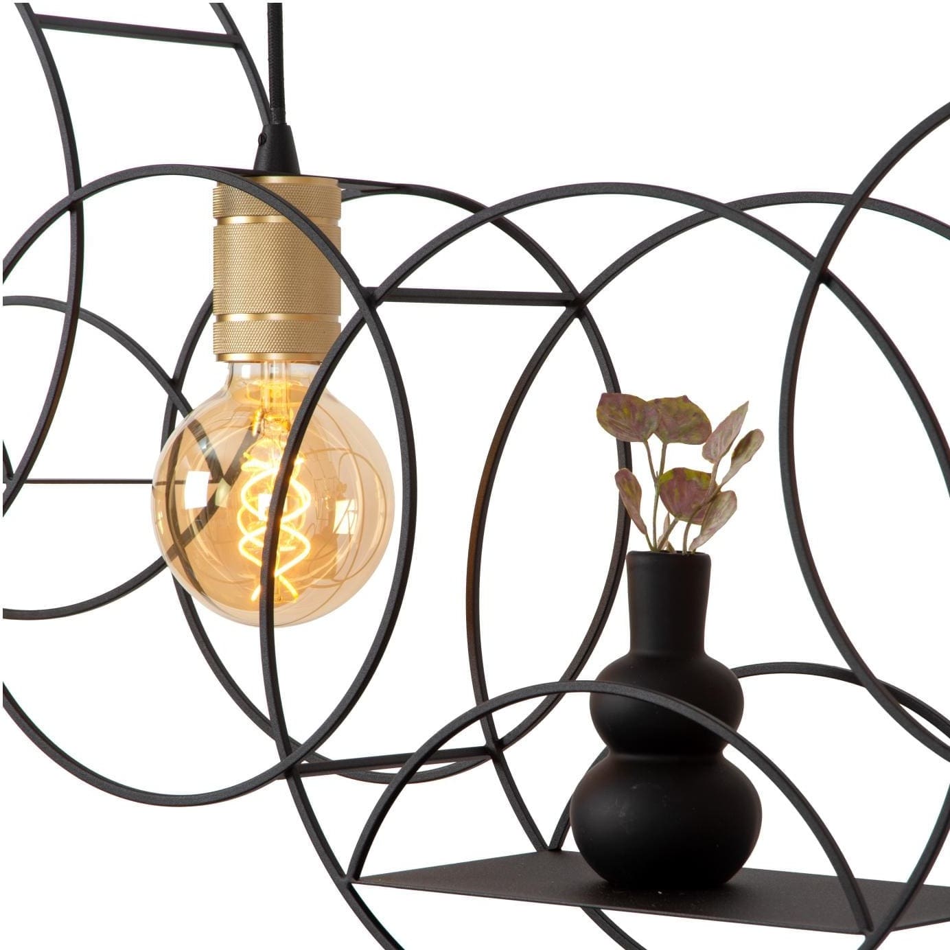 Circle Hanglamp - Zwart Lucide Hanglamp 21425/03/30