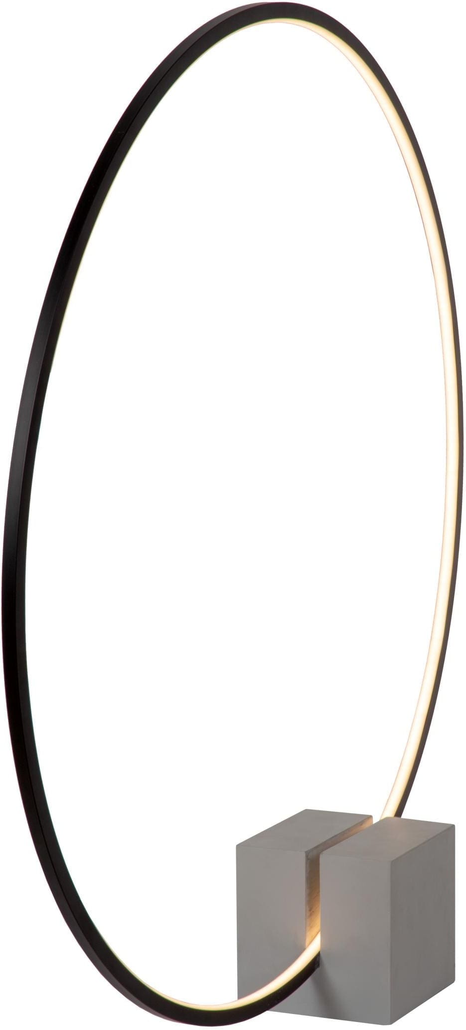 Cirkelis Tafellamp Ø83 cm Led Dimb. - Zwart Lucide Tafellamp 05555/24/30