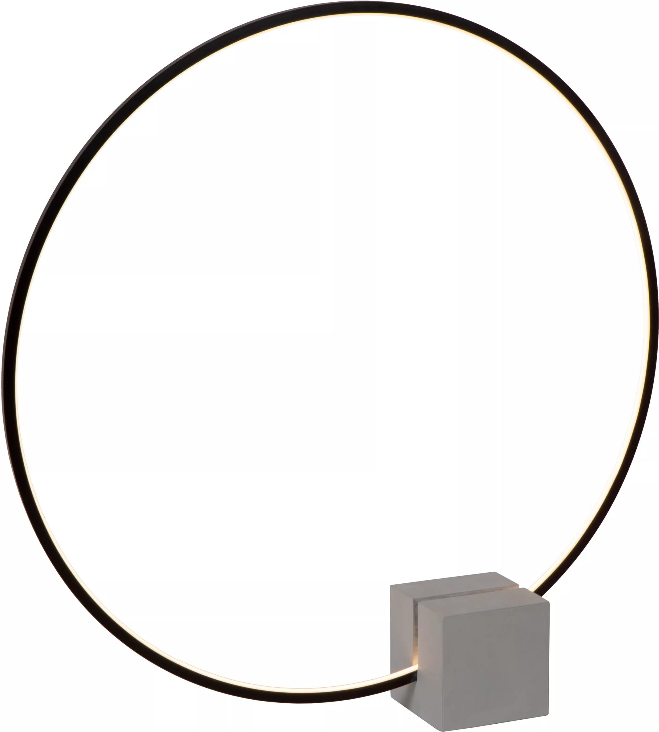 Cirkelis Tafellamp Ø83 cm Led Dimb. - Zwart Lucide Tafellamp 05555/24/30