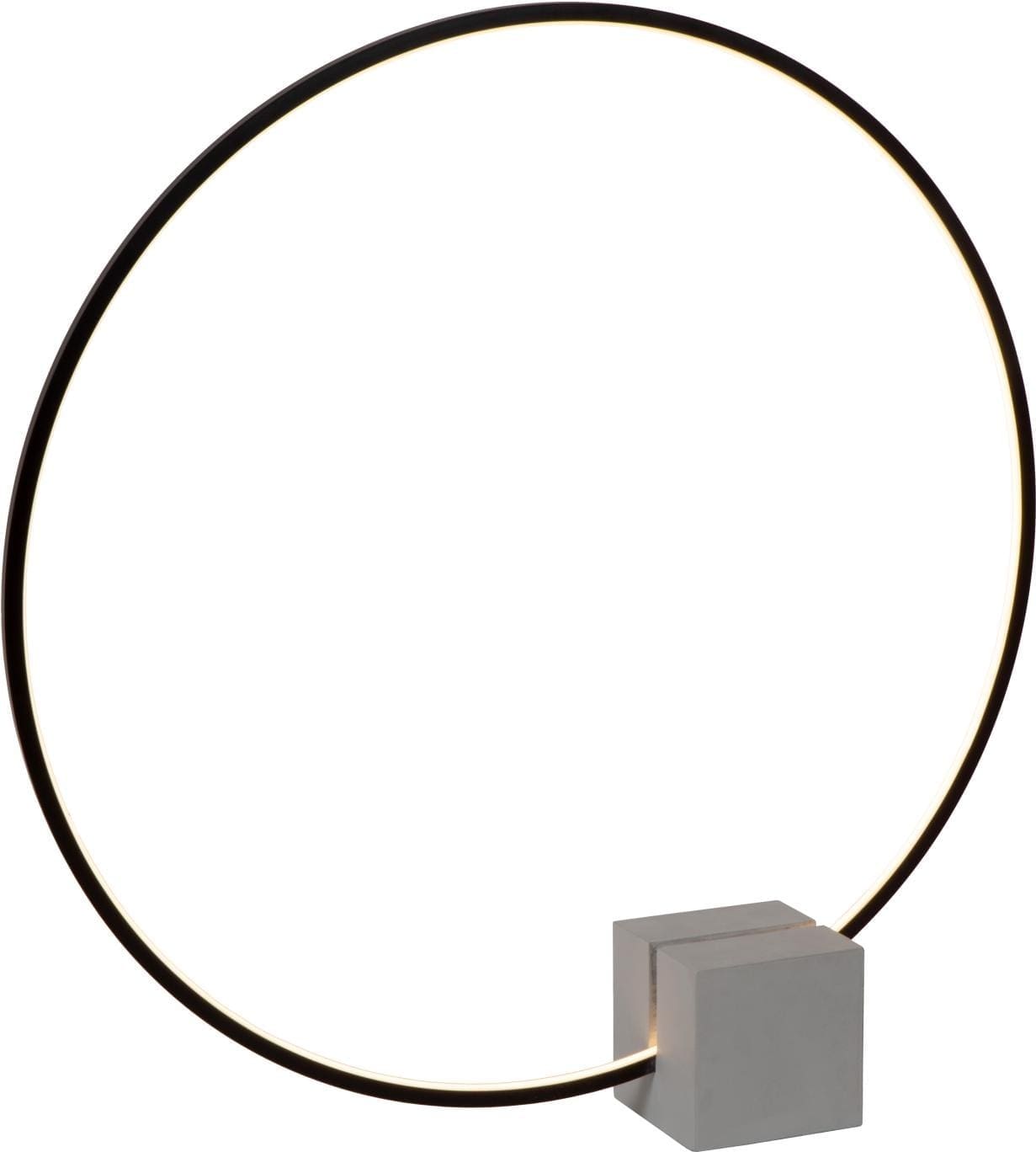 Cirkelis Tafellamp Ø83 cm Led Dimb. - Zwart Lucide Tafellamp 05555/24/30