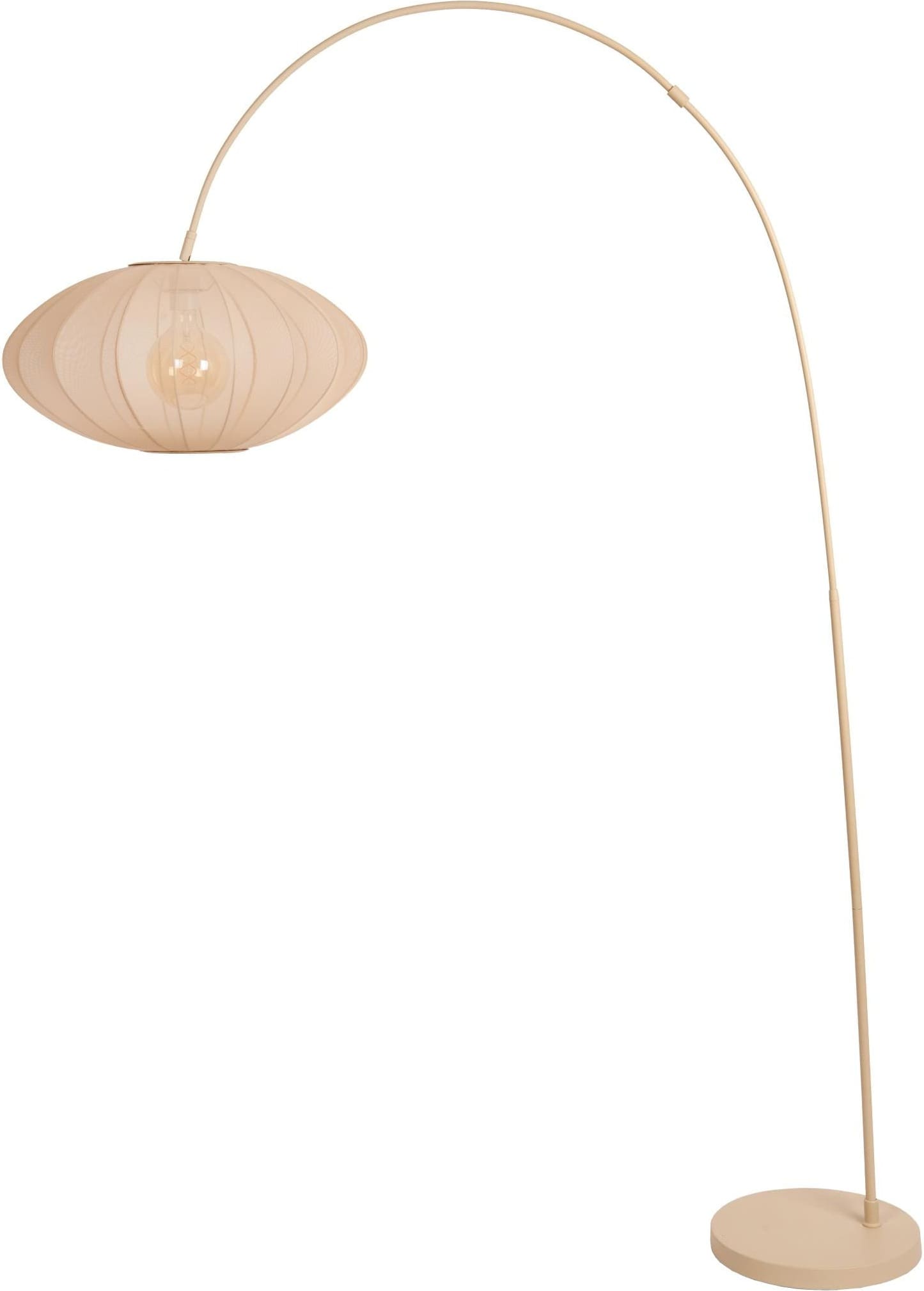 Corina Booglamp - Beige Lucide Vloerlamp 03747/60/38