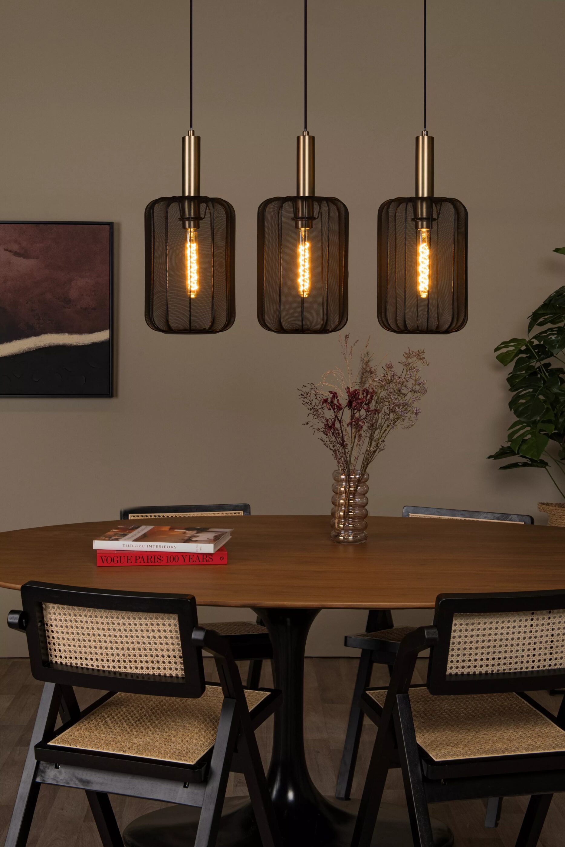 Corina Hanglamp - Zwart Lucide Hanglamp 03447/03/30