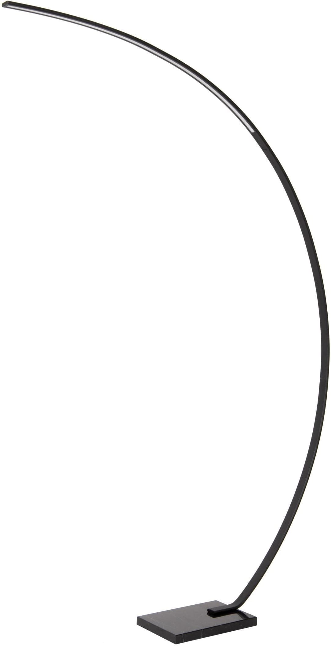 Curve Booglamp Led Dimb. - Zwart Lucide Vloerlamp 44700/11/30