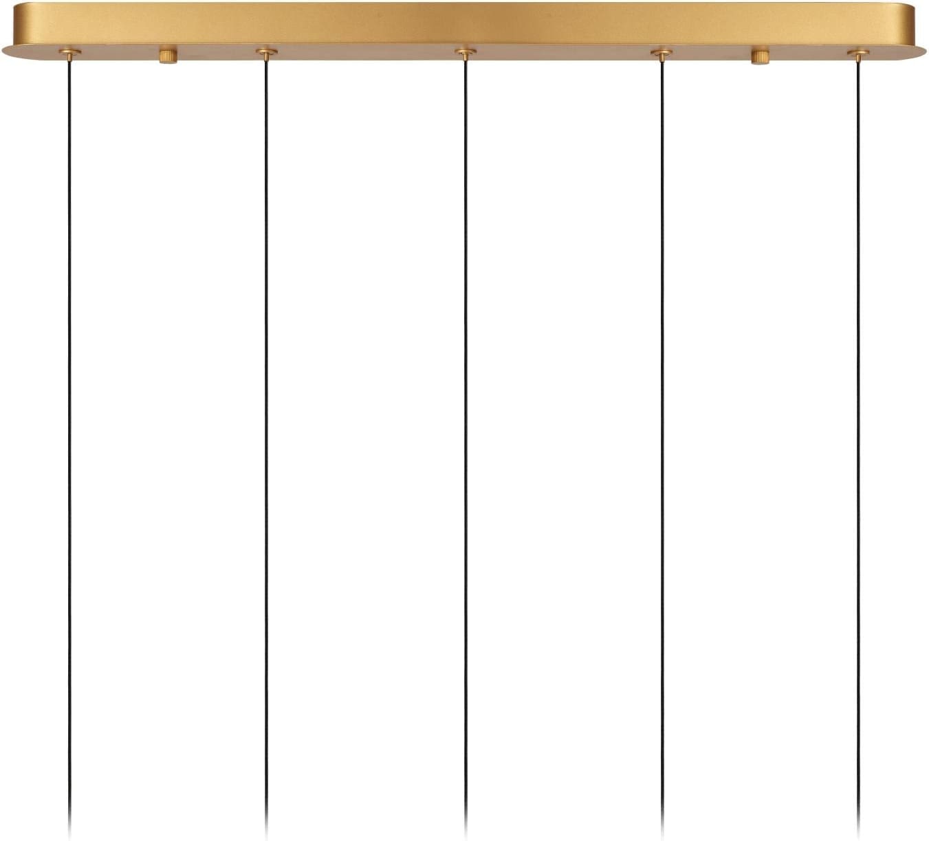 Dilenko Hanglamp Led Dimb. - Mat Goud / Messing Lucide Hanglamp 13497/16/02