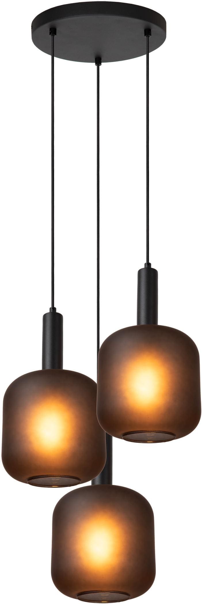 Eloise Hanglamp Ø40 cm - Zwart Lucide Hanglamp 45405/13/30