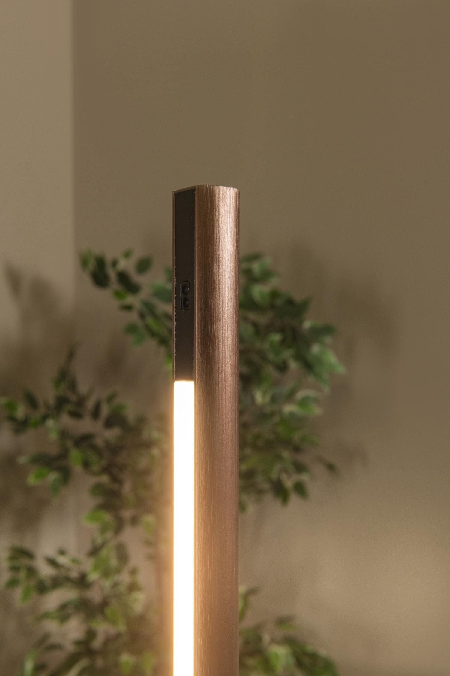 Equinox Vloerlamp Led Dimb. Cct 1x26w 2700k/4000k - Koffie | Vibes Lucide Vloerlamp 29700/26/96