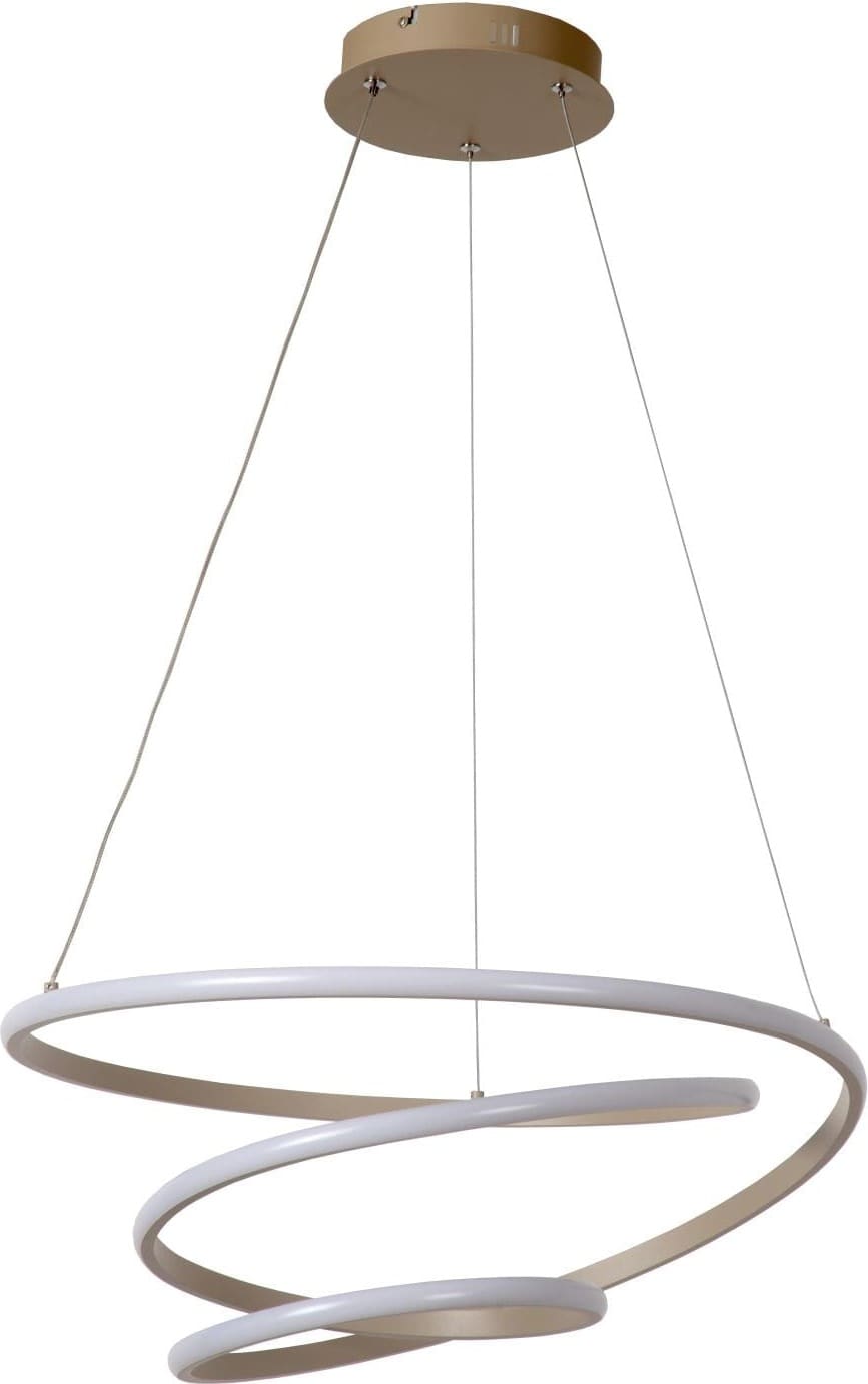 Espiral Hanglamp Led Dimb. Cct - Taupe | Essential Lucide Hanglamp 78403/40/41