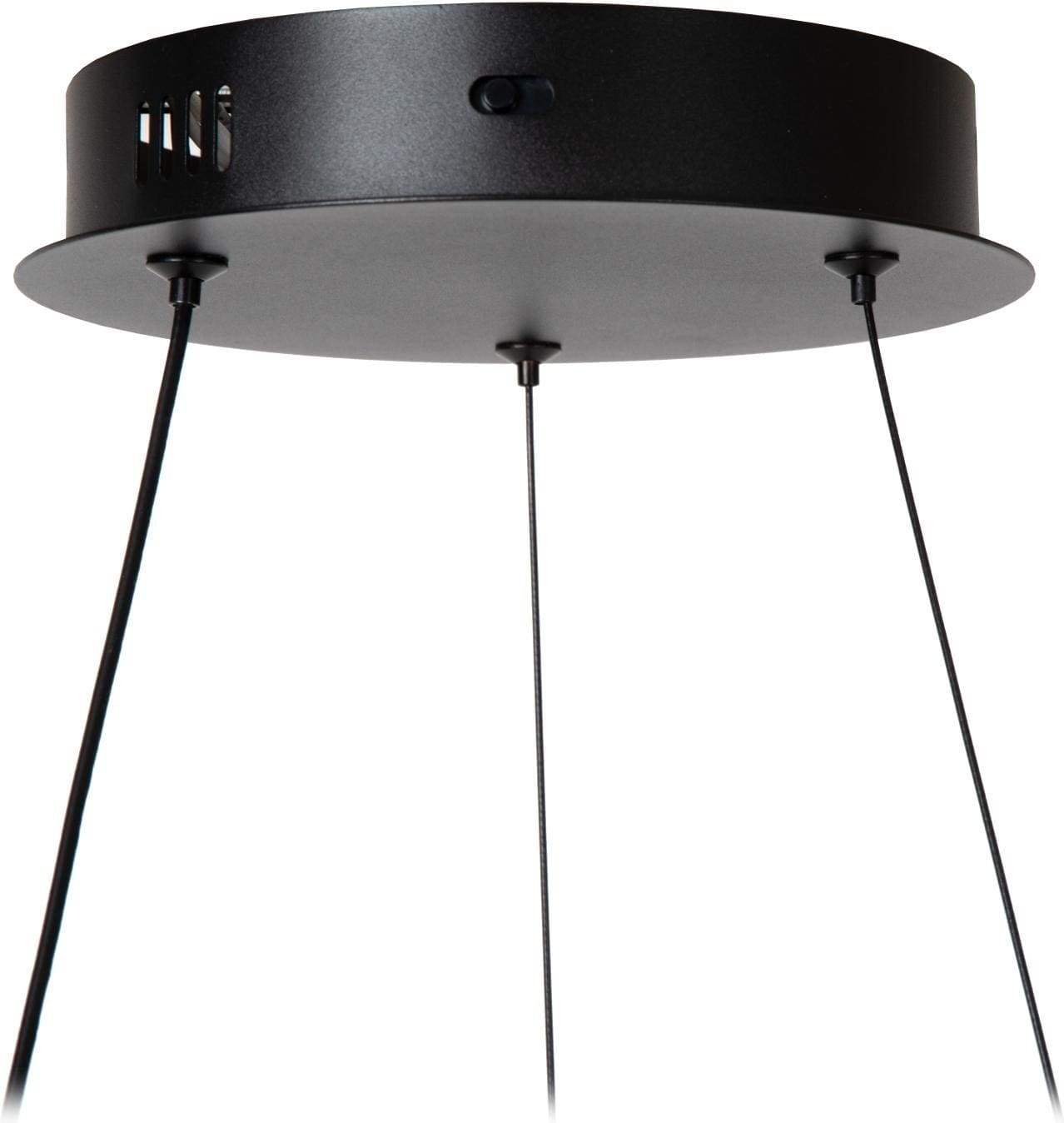 Espiral Hanglamp Led Dimb. Cct - Zwart | Essential Lucide Hanglamp 78403/40/30