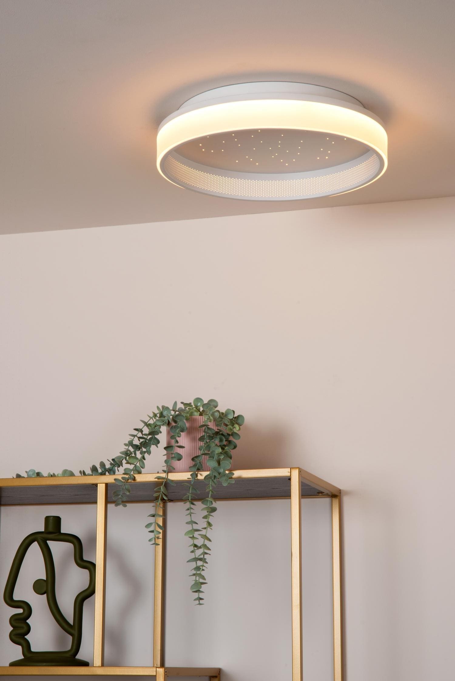 Estreja Plafonnière Ø40 cm Led 3 Stepdim Cct - Wit Lucide Plafondlamp 71102/40/31