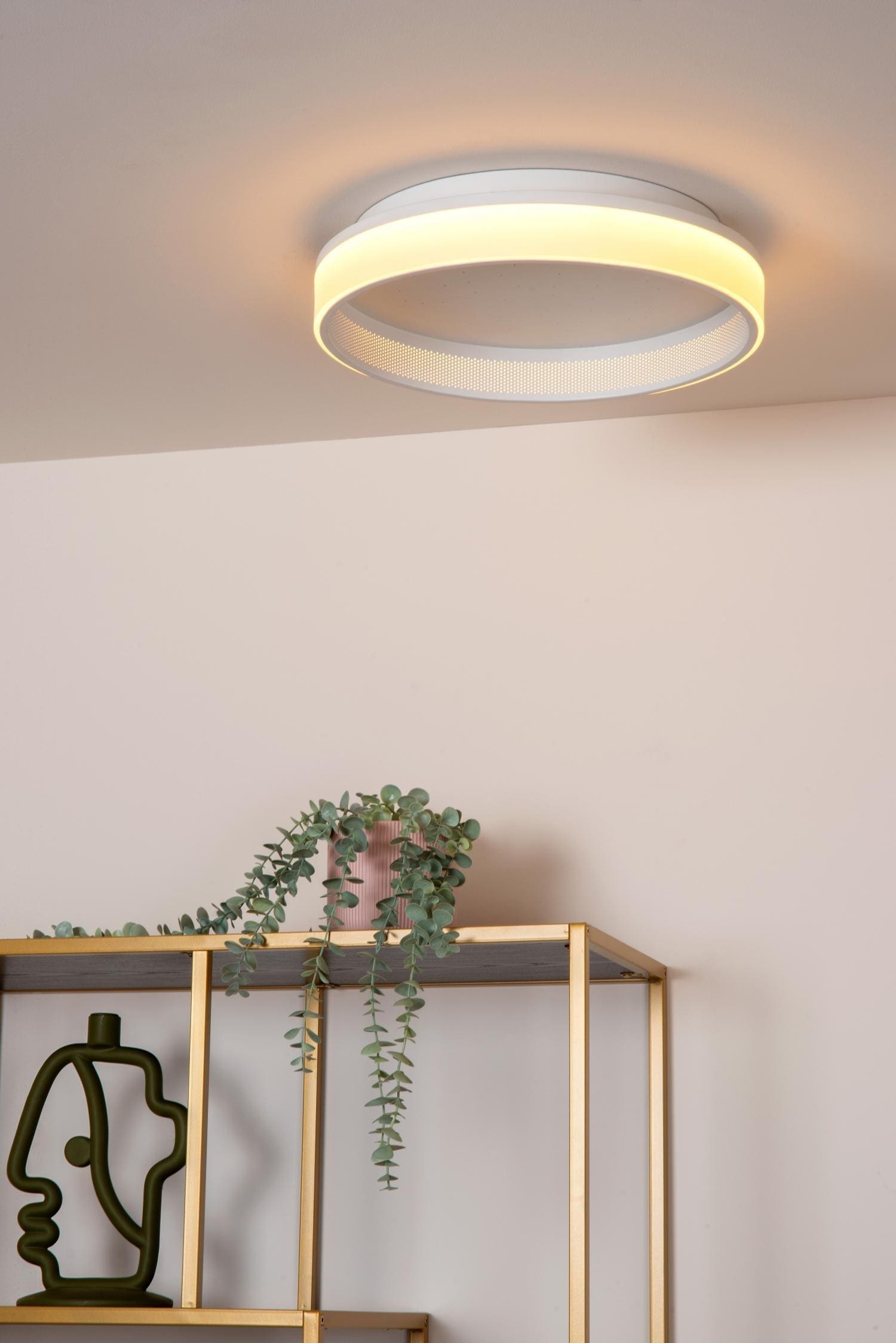 Estreja Plafonnière Ø40 cm Led 3 Stepdim Cct - Wit Lucide Plafondlamp 71102/40/31