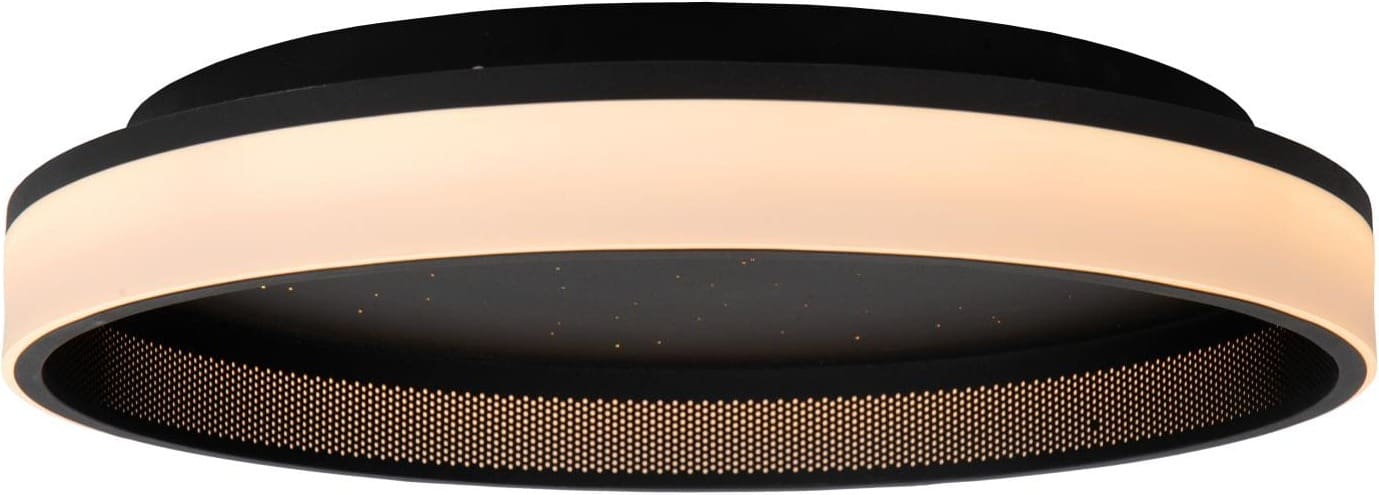 Estreja Plafonnière Ø40 cm Led 3 Stepdim Cct - Zwart Lucide Plafondlamp 71102/40/30