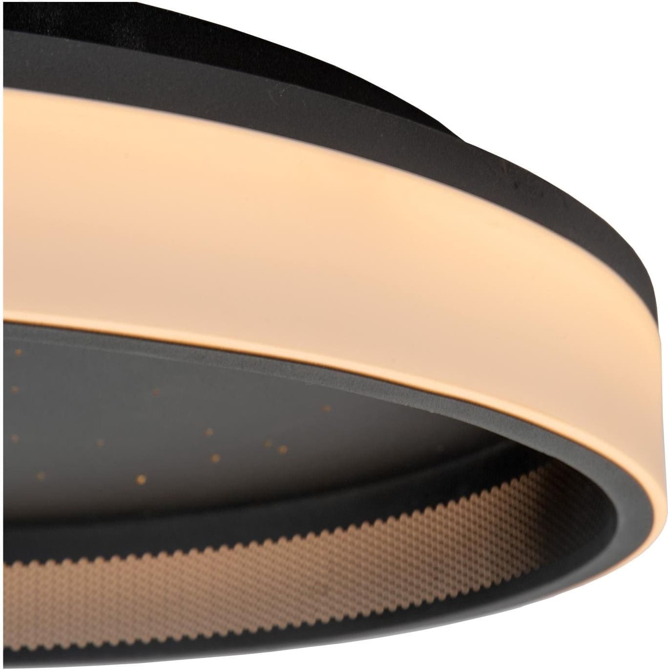 Estreja Plafonnière Ø40 cm Led 3 Stepdim Cct - Zwart Lucide Plafondlamp 71102/40/30