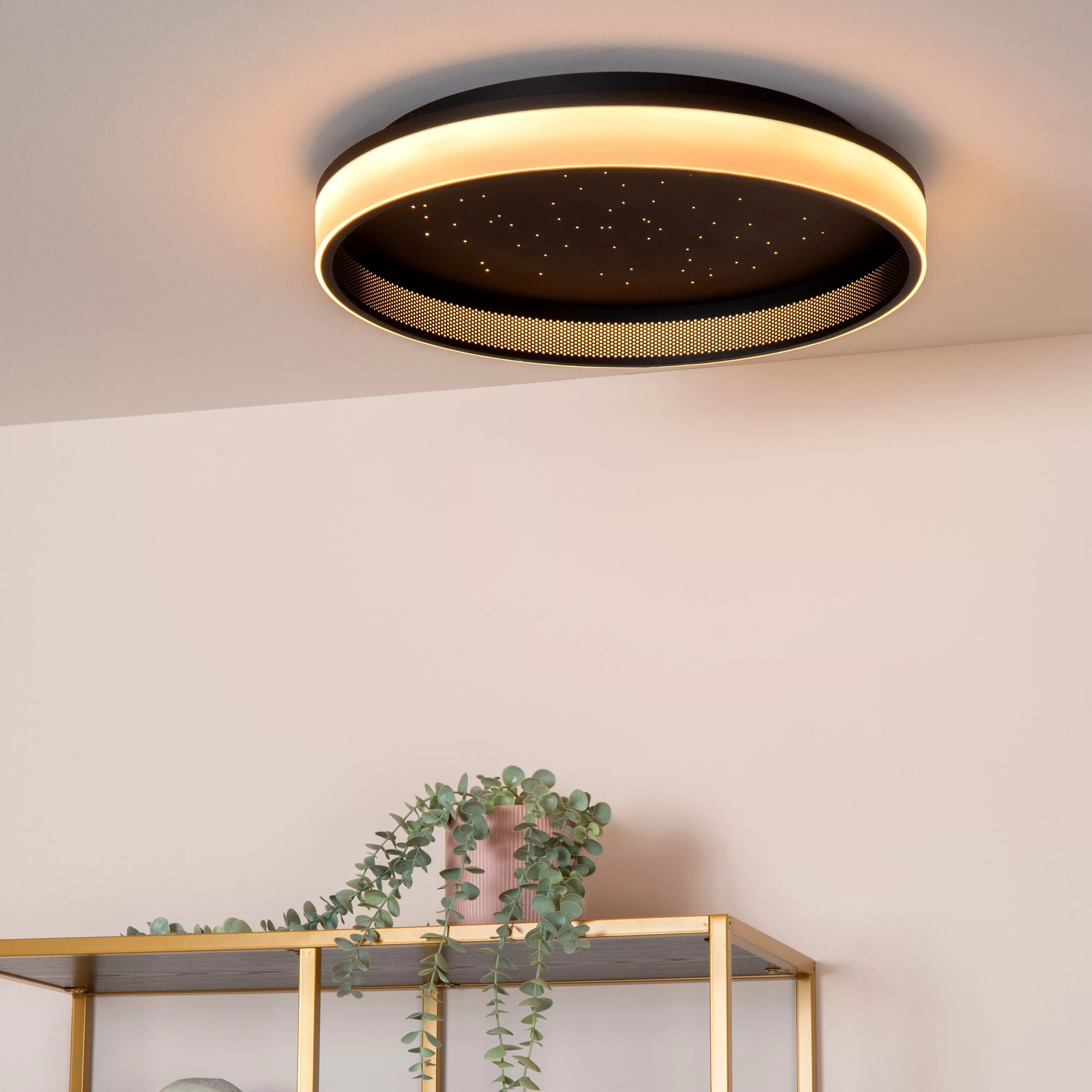 Estreja Plafonnière Ø40 cm Led 3 Stepdim Cct - Zwart - Afbeelding 17