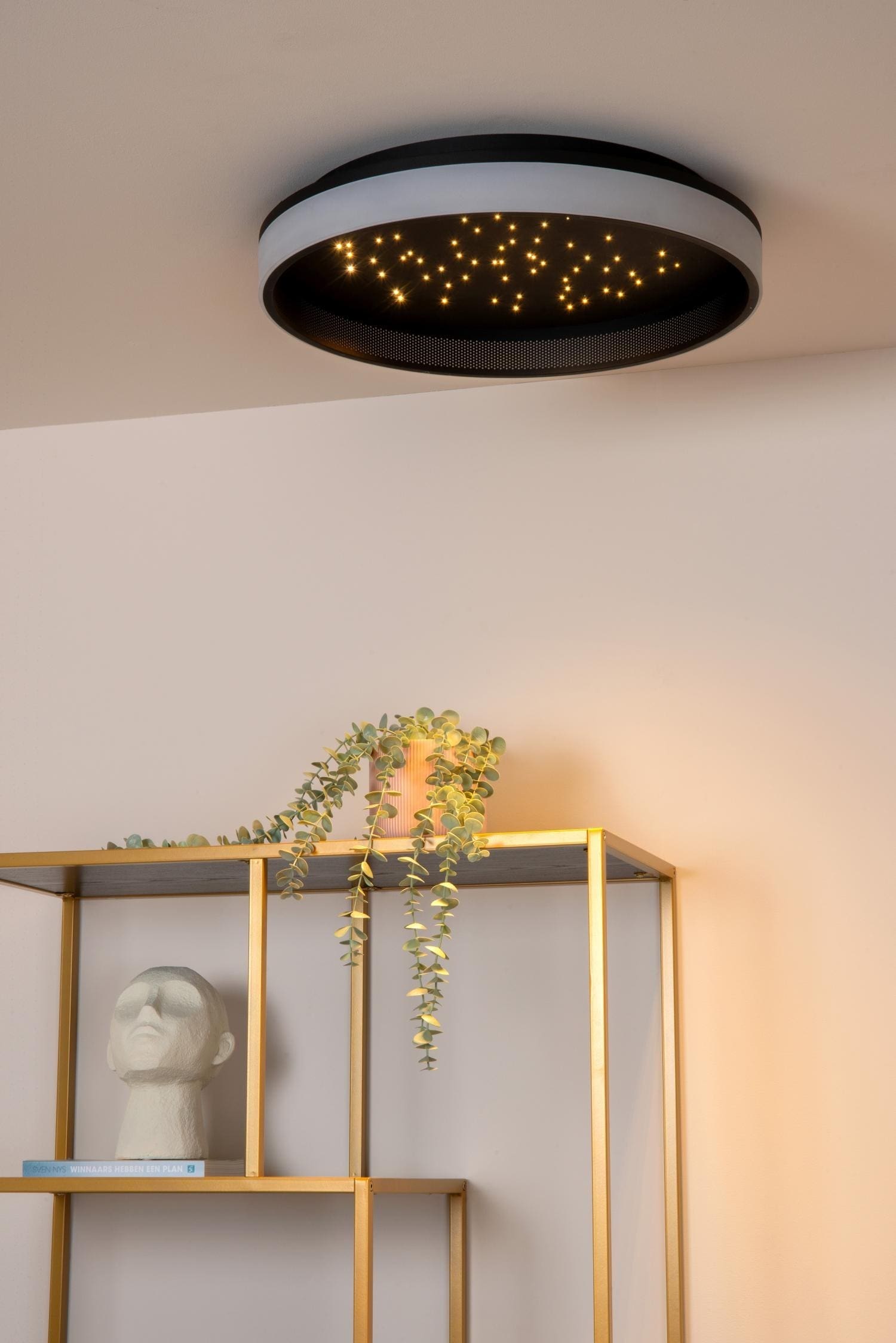 Estreja Plafonnière Ø40 cm Led 3 Stepdim Cct - Zwart Lucide Plafondlamp 71102/40/30