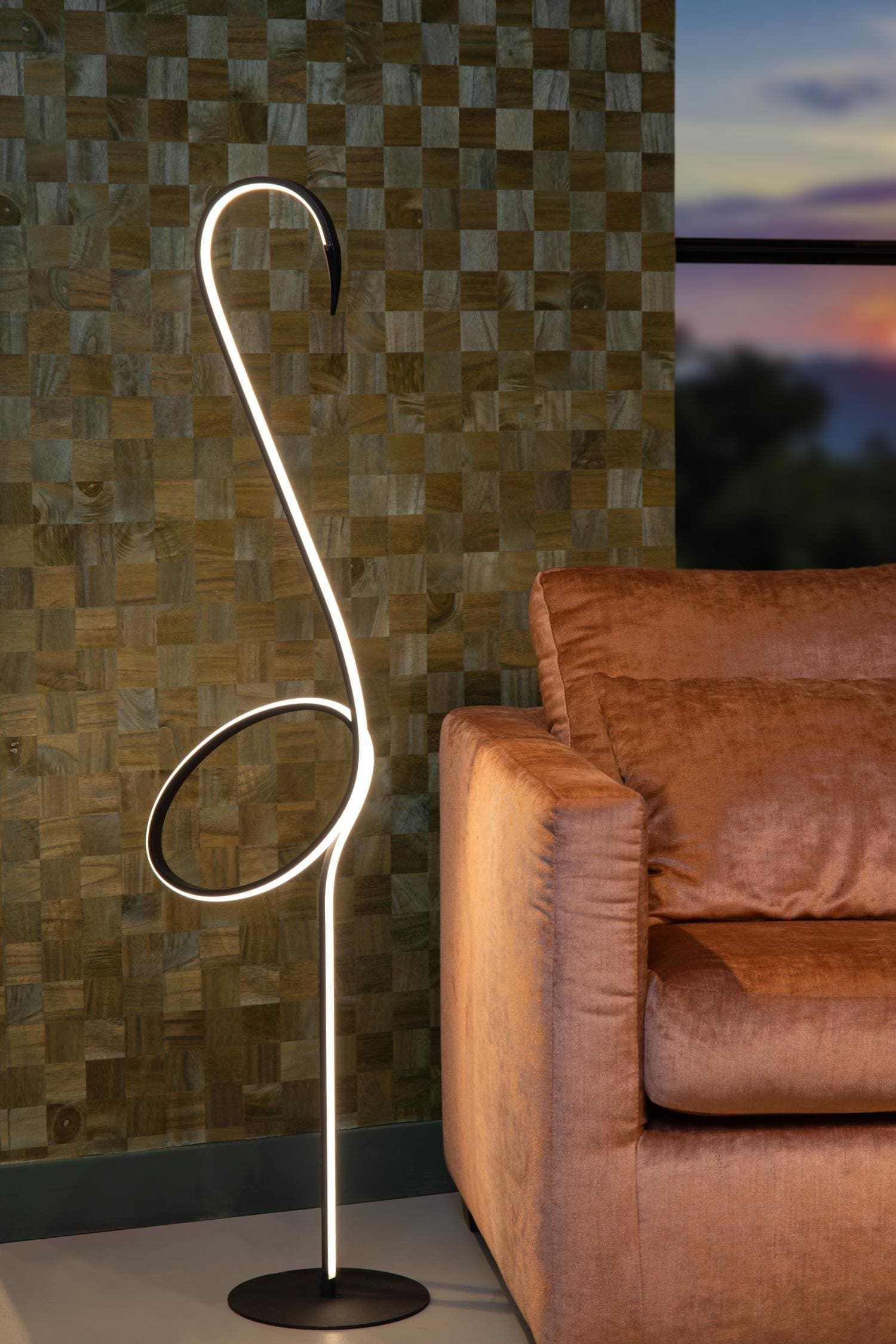 Flamingo Vloerlamp Led - Multicolor Lucide Vloerlamp 05745/14/99