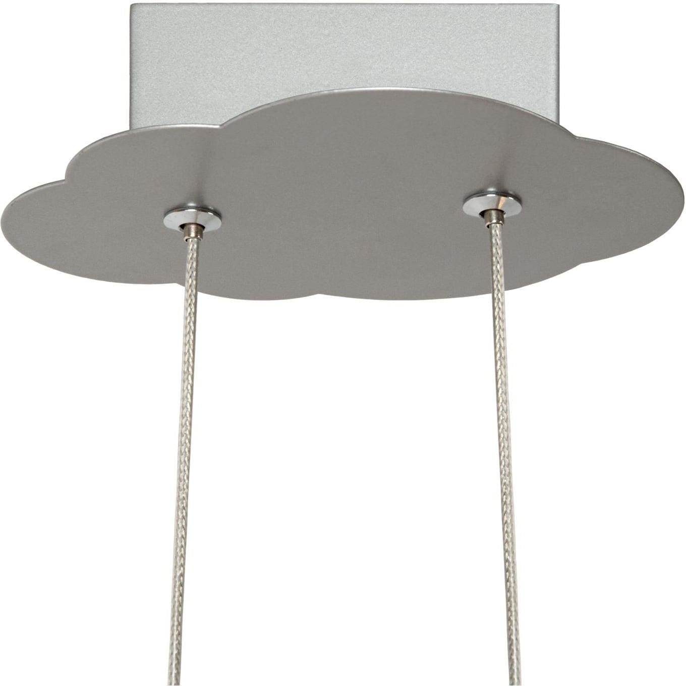 Fokker Hanglamp Kinderkamer Led - Grijs Ijzer Lucide Hanglamp 77490/26/15
