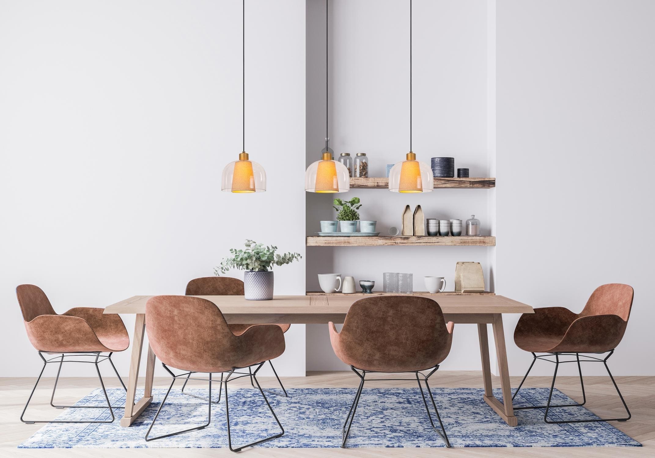 GUnhild Hanglamp - Transparant Lucide Hanglamp 30460/03/60
