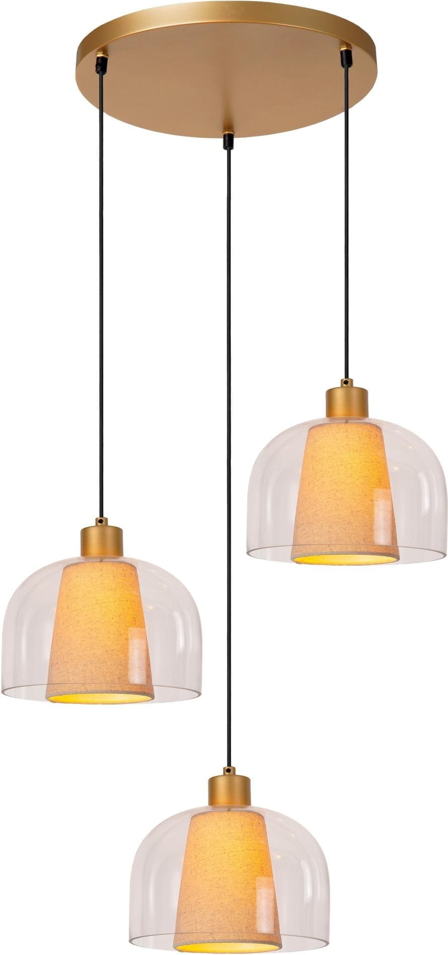 GUnhild Hanglamp - Transparant Lucide Hanglamp 30460/13/60