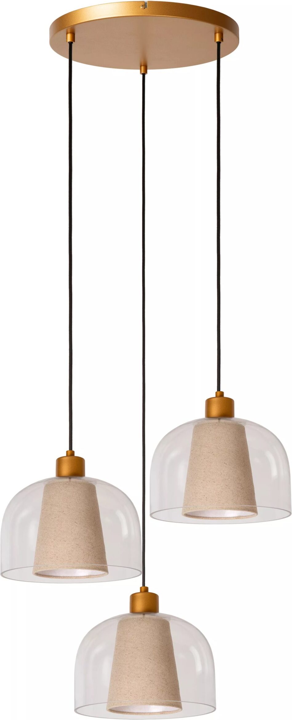 GUnhild Hanglamp - Transparant Lucide Hanglamp 30460/13/60