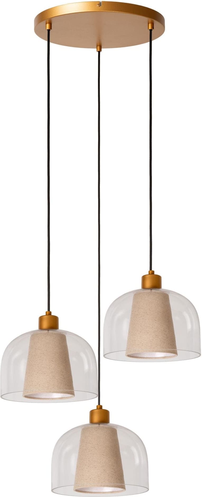 GUnhild Hanglamp - Transparant Lucide Hanglamp 30460/13/60