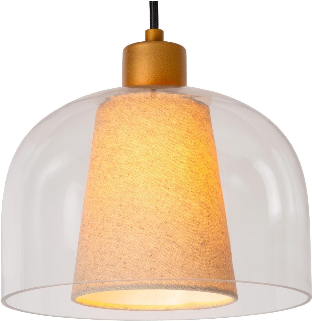 GUnhild Hanglamp - Transparant Lucide Hanglamp 30460/13/60