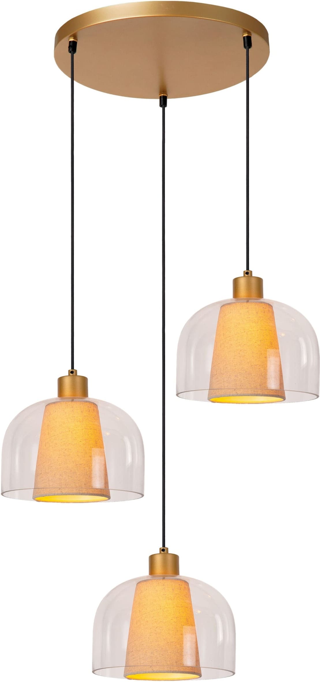 GUnhild Hanglamp - Transparant Lucide Hanglamp 30460/13/60